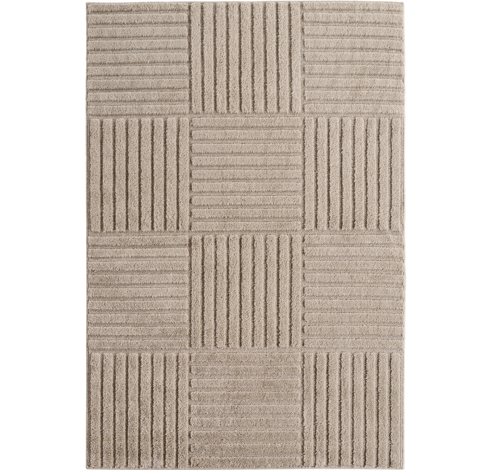ART MODERNE TÆPPE BEIGE - 1123