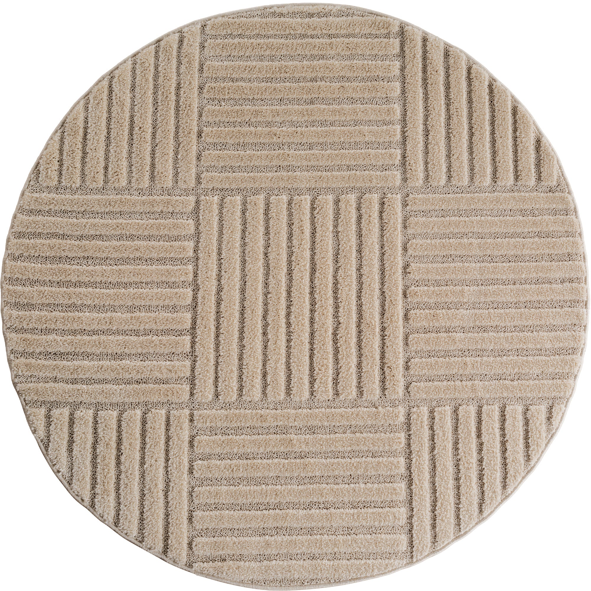ART MODERNE TÆPPE BEIGE - 1123