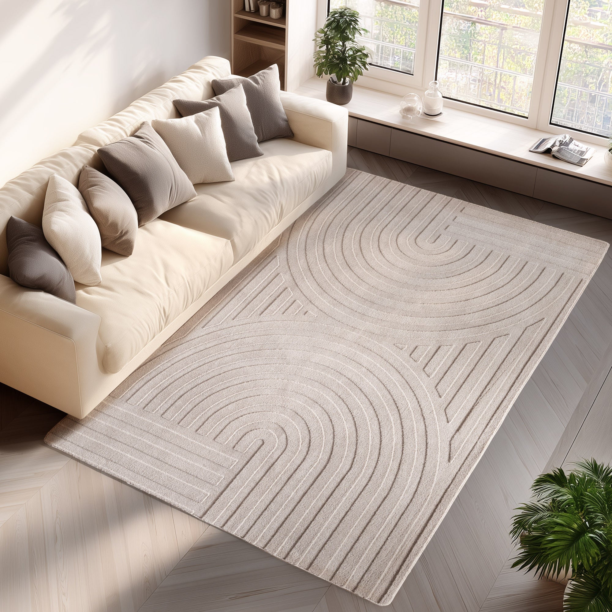 POMAIA MODERNE TÆPPE, 1116 CREME