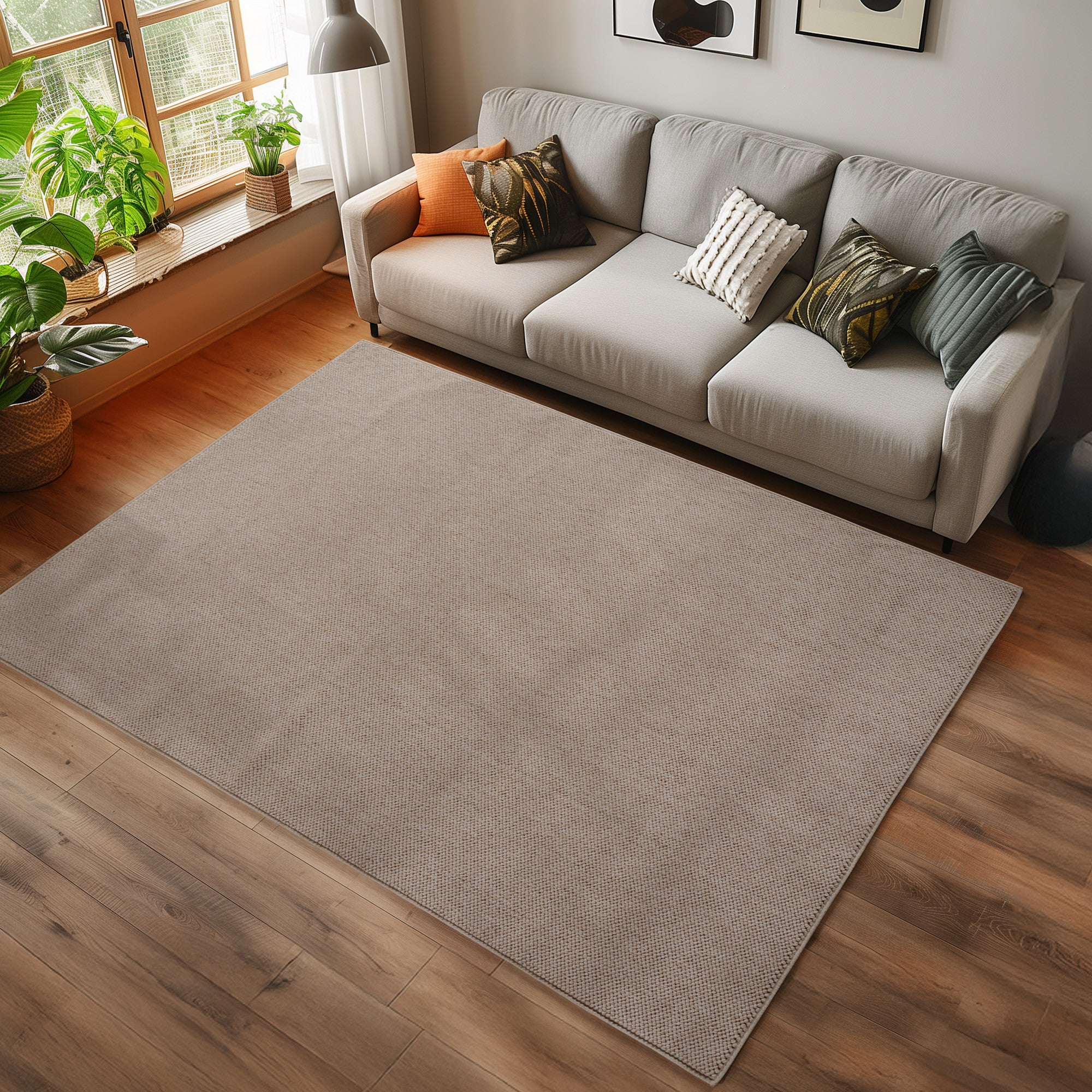 HENIX MODERNE TÆPPE, 2200 BEIGE