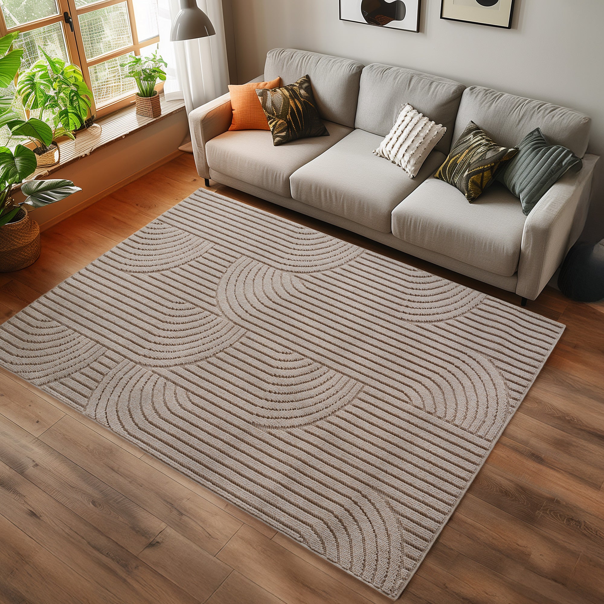HENIX MODERNE TÆPPE, 2201 BEIGE