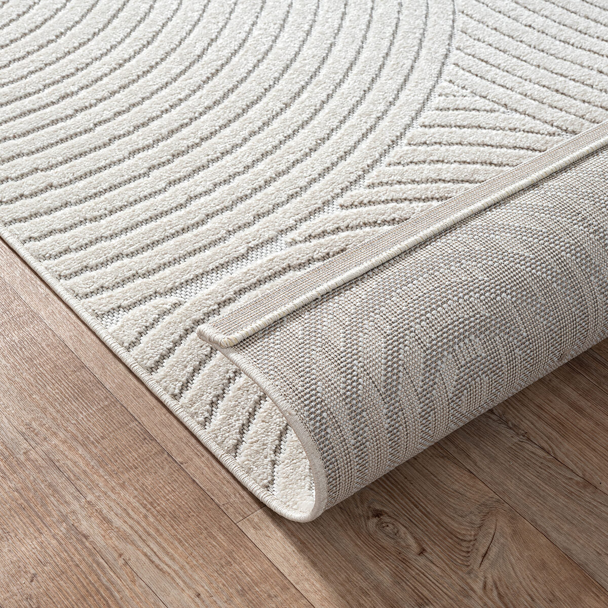 TENERIFE MODERNE FLADVÆVET TÆPPE, 54222 260-CREME