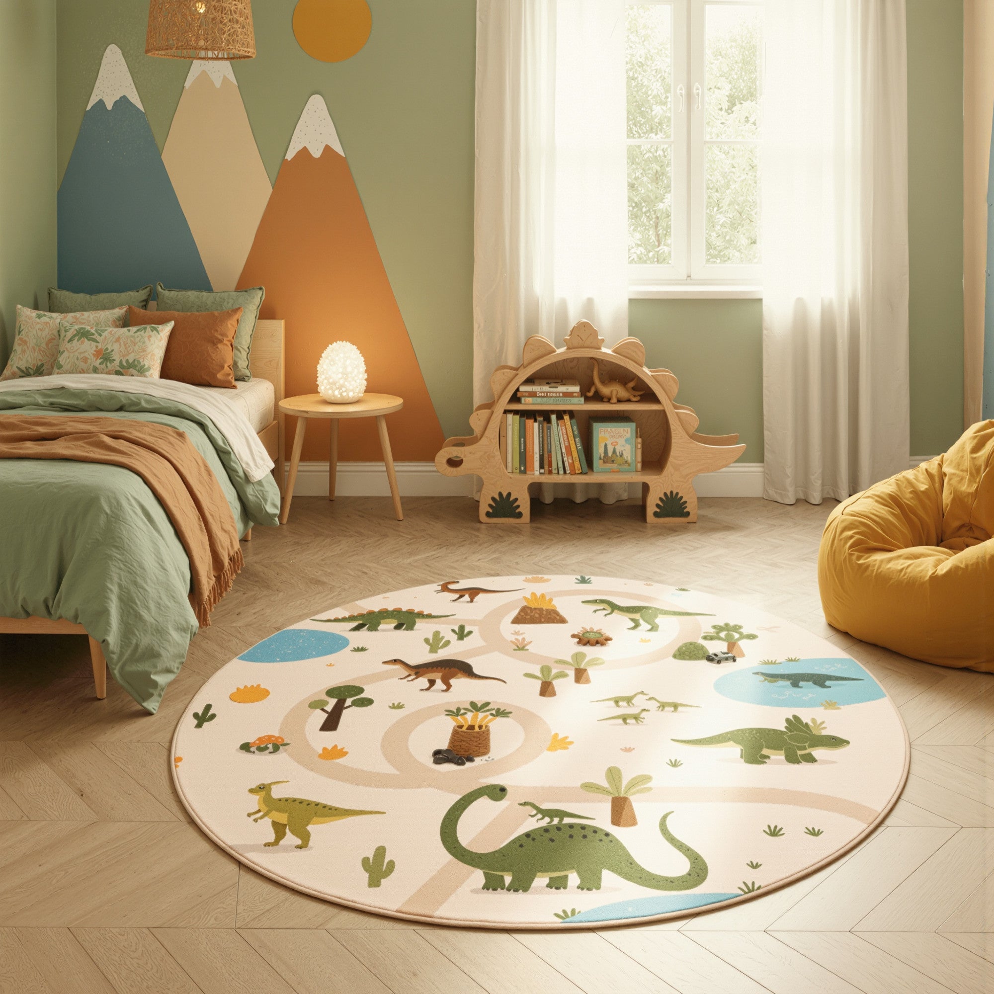 DINO BØRNETÆPPE, 1131 BEIGE