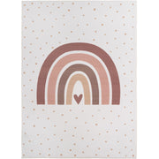 SOFT RAINBOW BØRNETÆPPE, 1132 CREME