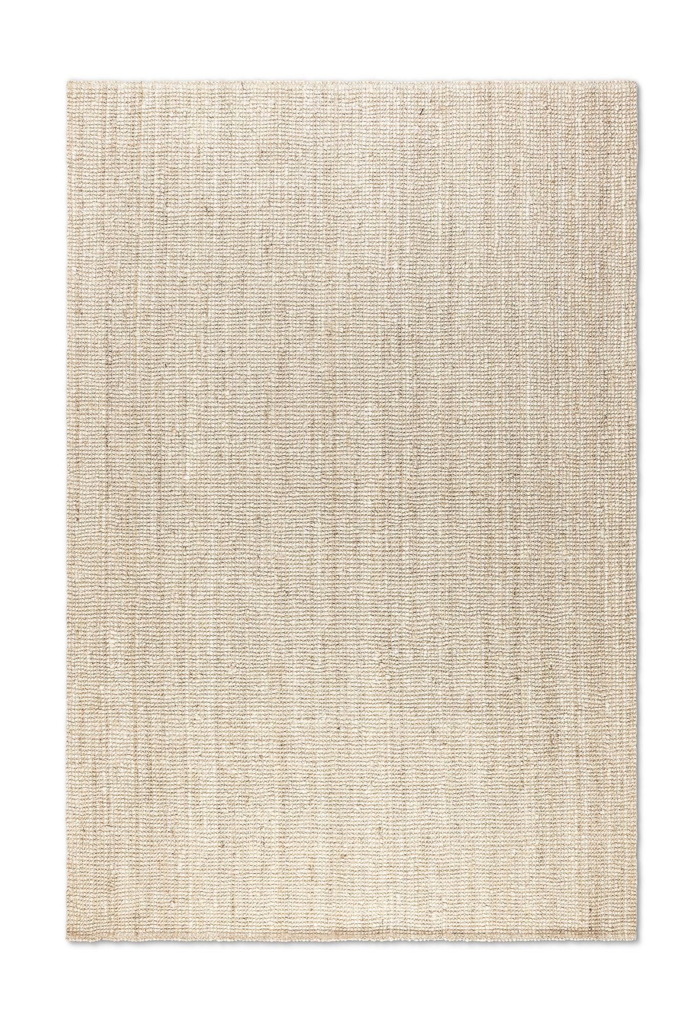 BOUCLE JUTE TÆPPE, ELFENBEN HVID - 105973