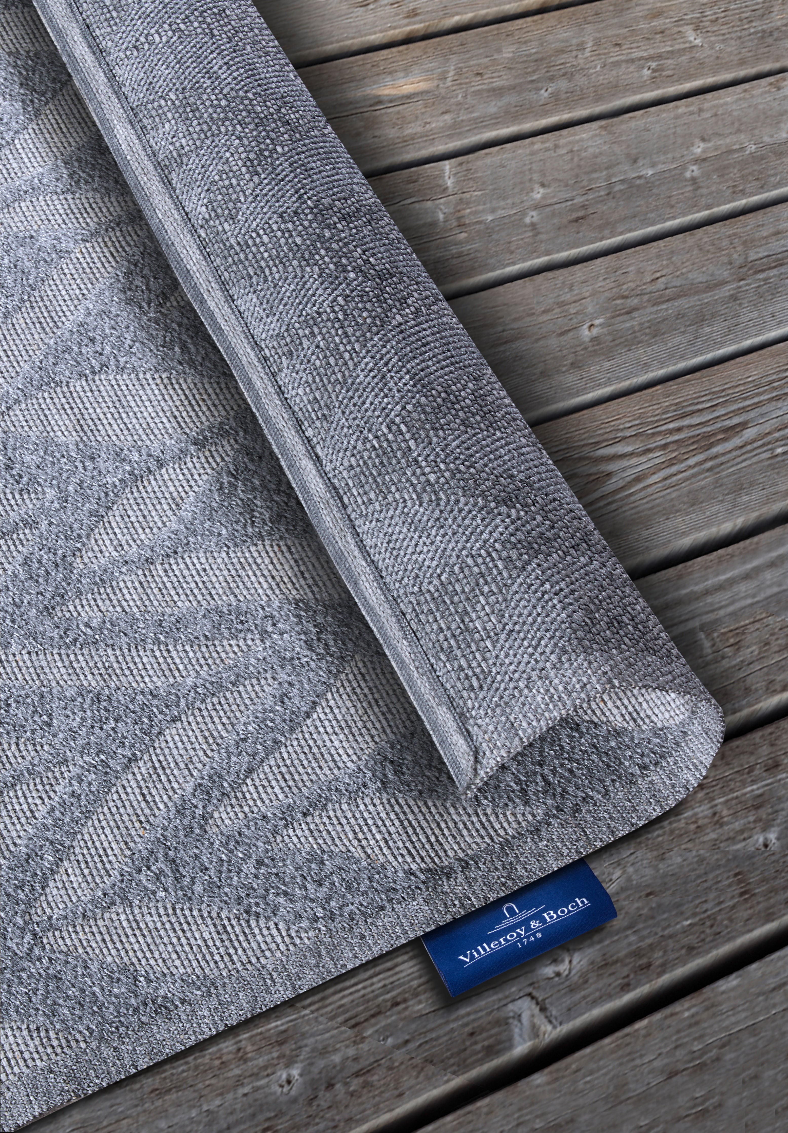 VILLEROY & BOCH 106151 IND- OG UDENDØRS TÆPPE, GEORGETTE GRÅ