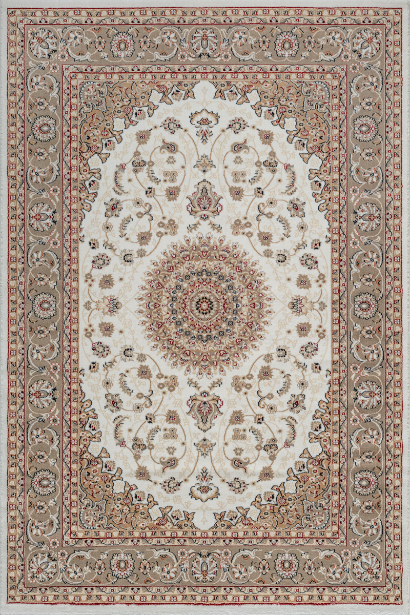 DUBAI DELUXE ORIENTALSK TÆPPE, 56253 160-CREME