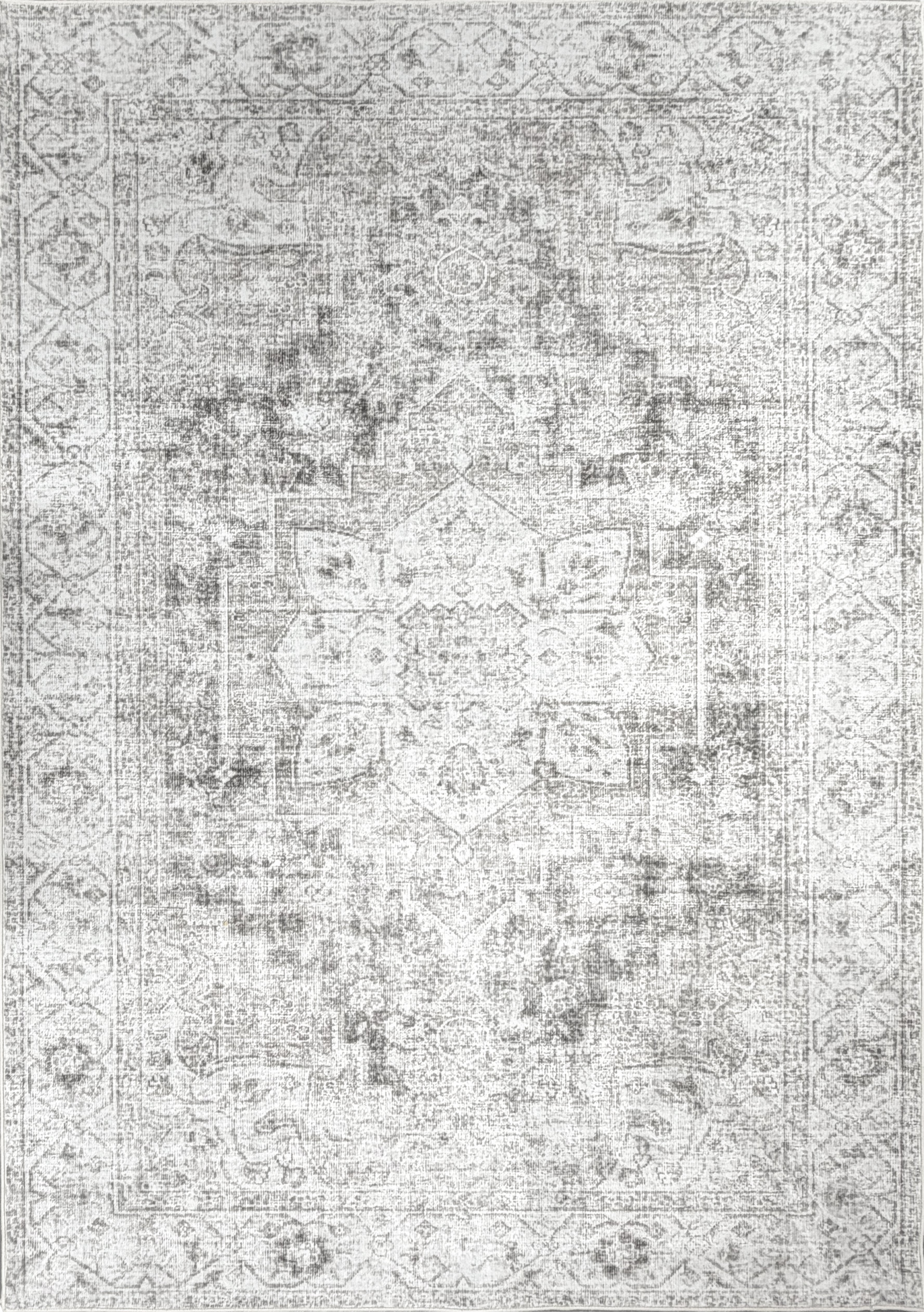 ARIA VINTAGE TÆPPE DIGITALPRINT, 3201 95 GRÅ