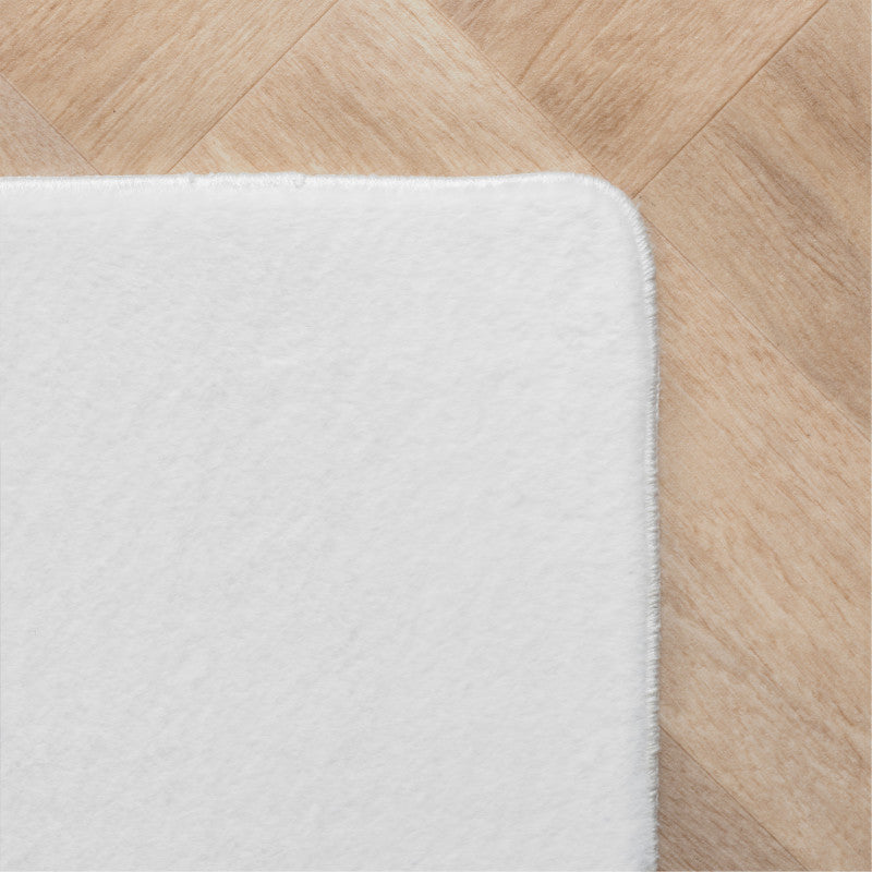 JOIE ENSFARVET VASKBART TÆPPE, 400 HVID