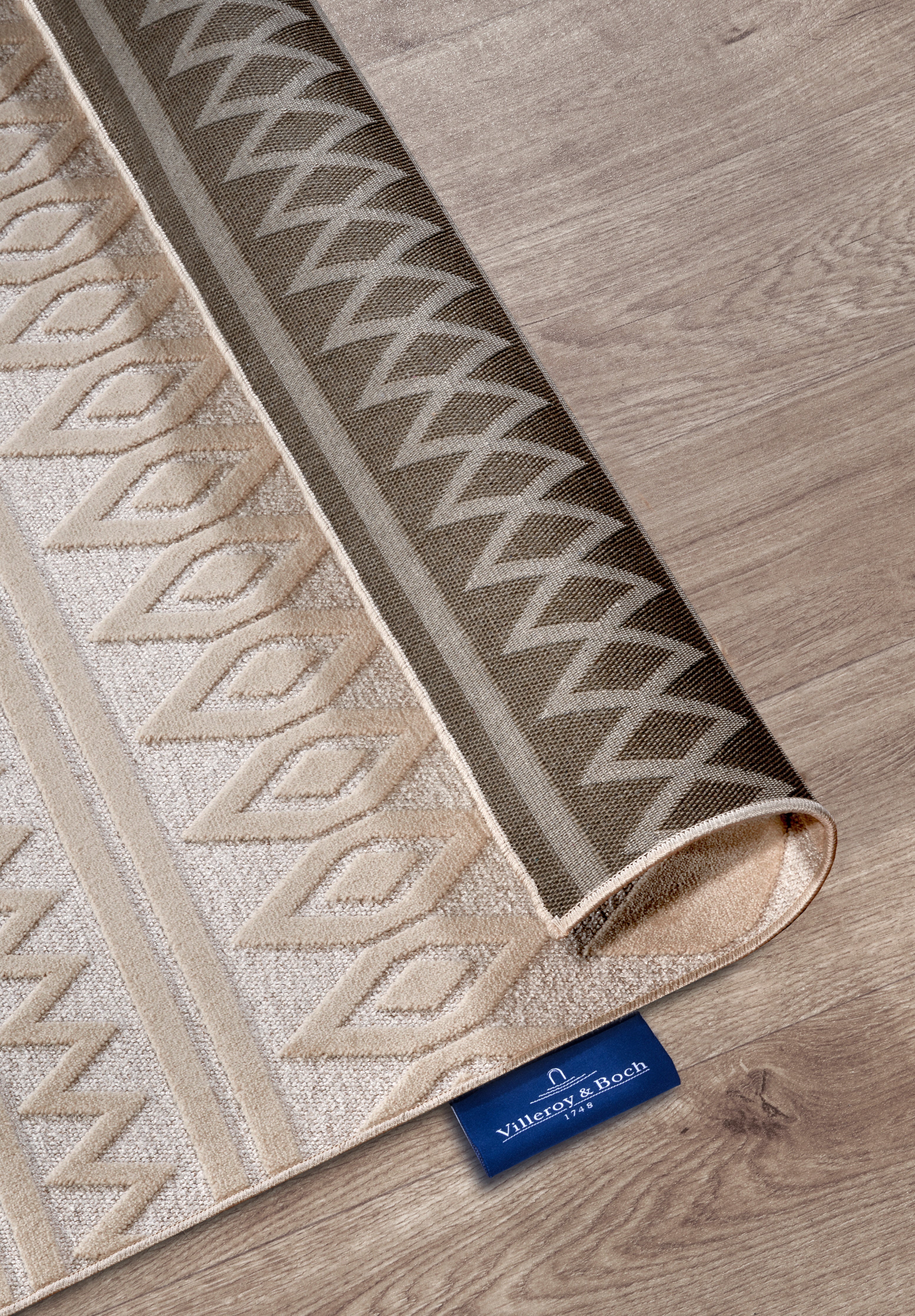 VILLEROY & BOCH 106137 HØJ-LAV LUV TÆPPE, CATHERINE CREME