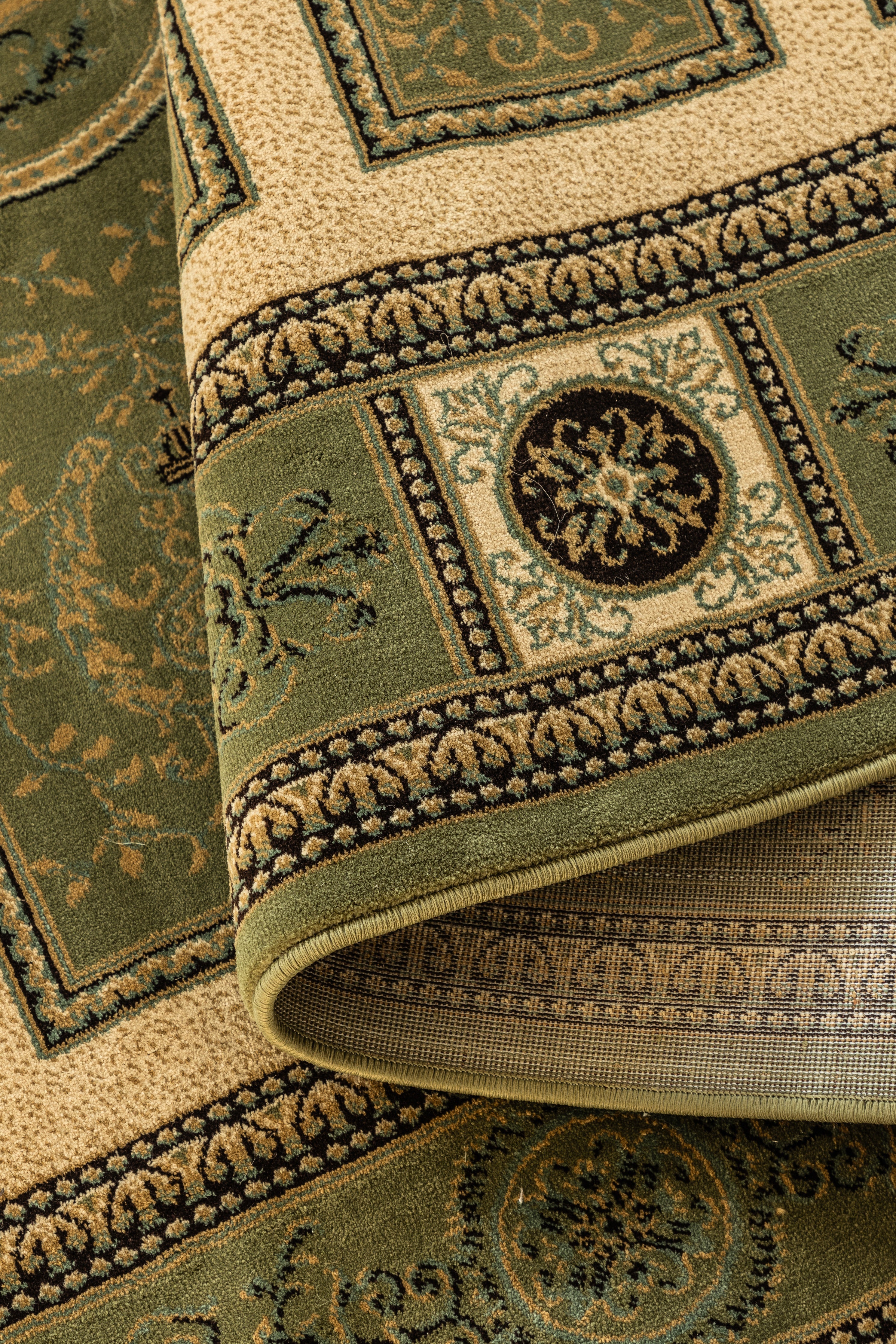 HANSE HOME HERAT - ORIENTALSK TÆPPE, OLIVEN-GRØN-CREME - 105991