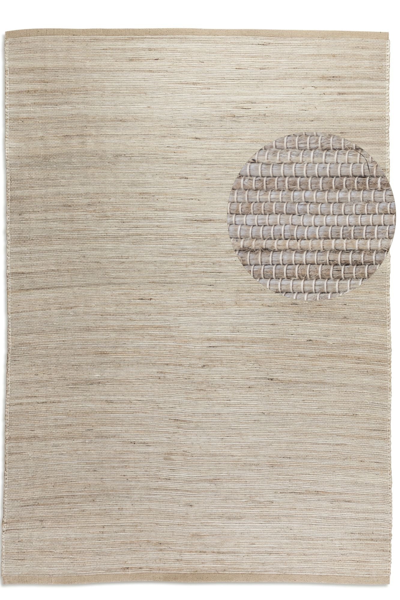 HANDLOOM JUTE TÆPPE, GRÅ BRUN - 105962