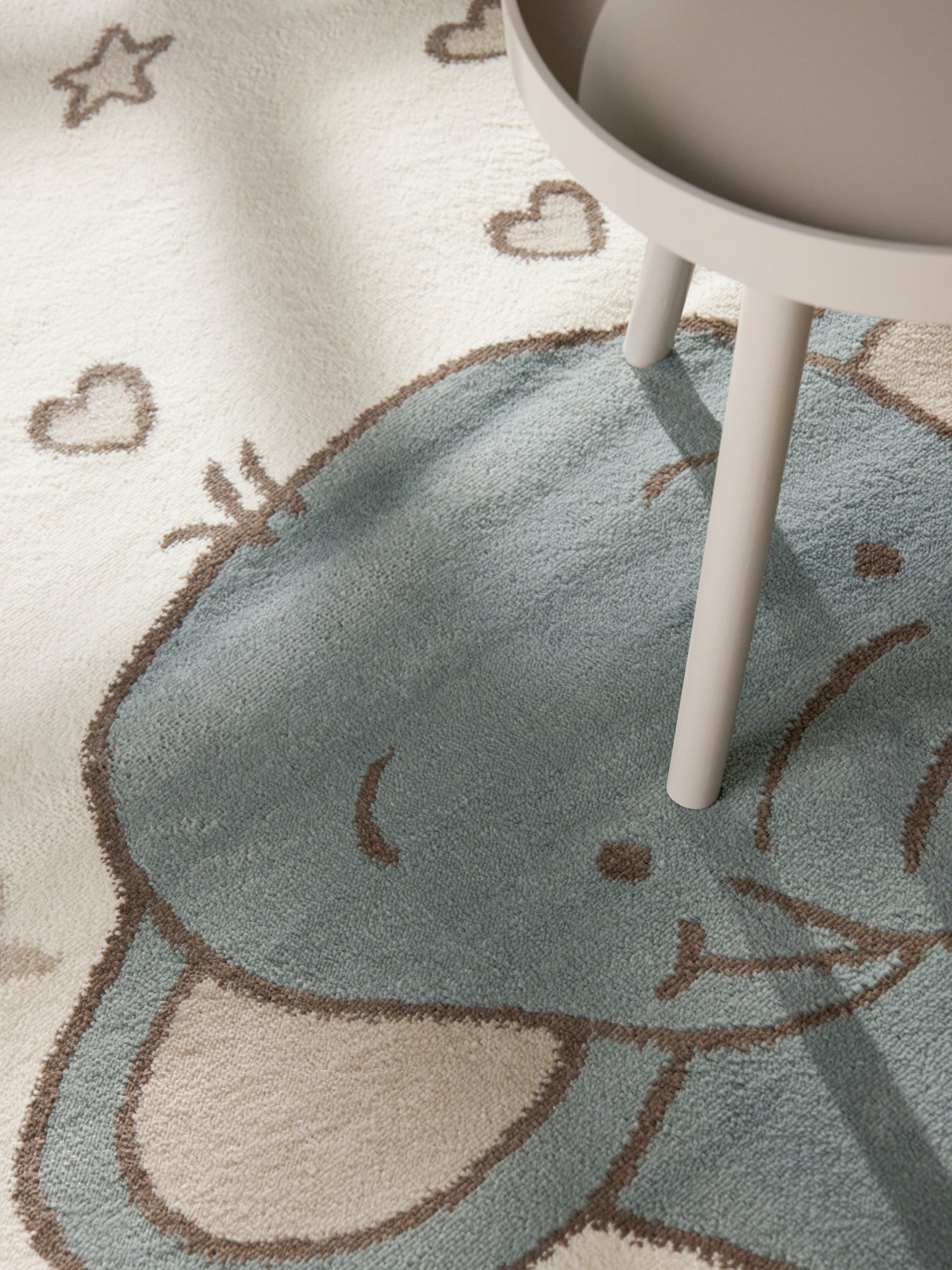 EVENTYR BØRNETÆPPE LITTLE ELLIE, CREME MULTI