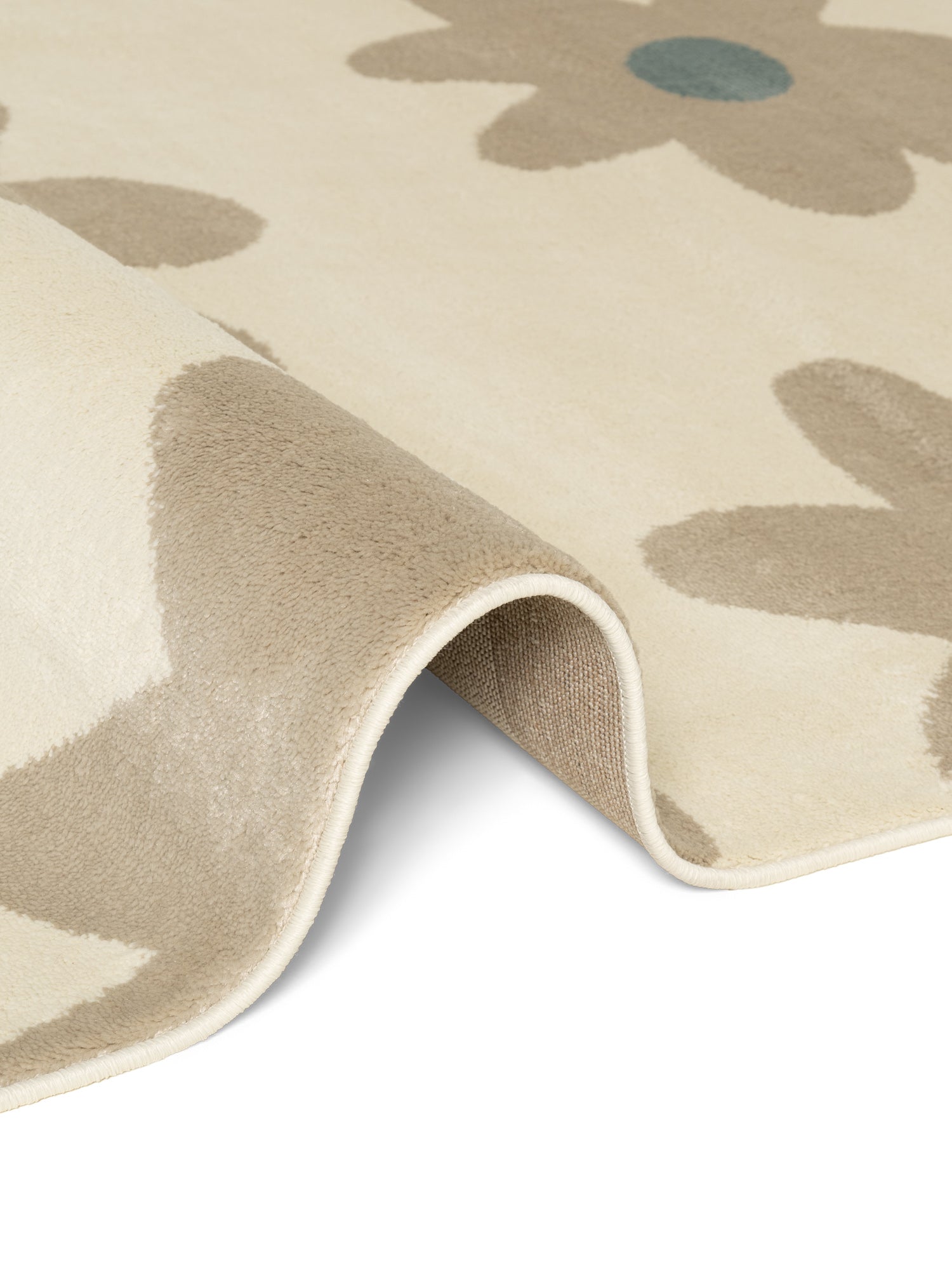 EVENTYR BØRNETÆPPE BLOOMY, CREME BEIGE