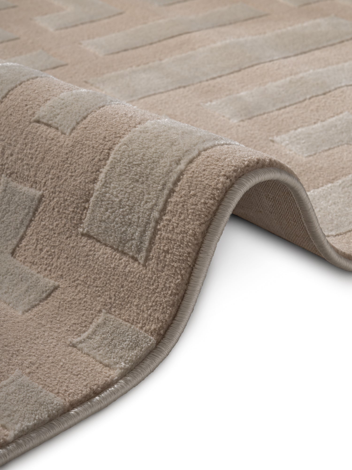 PEARLES MODERNE TÆPPE, BEIGE-CREME 106189