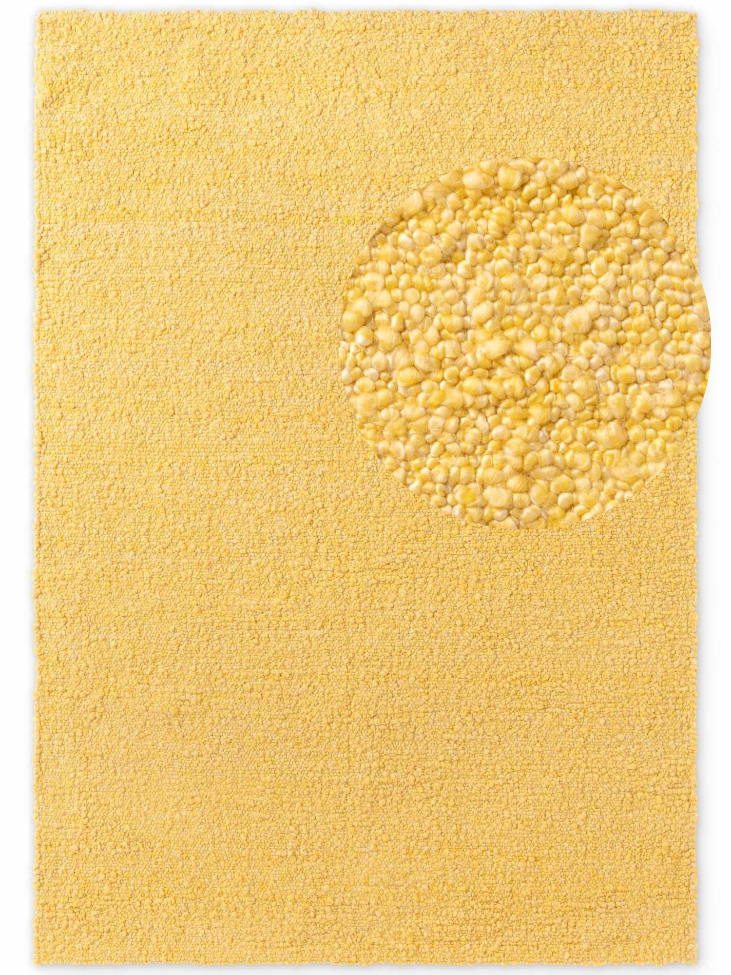TED BAKER NOTTING HILL SOFT BOUCLE KORTLUVET TÆPPE, PORTOBELLO GUL