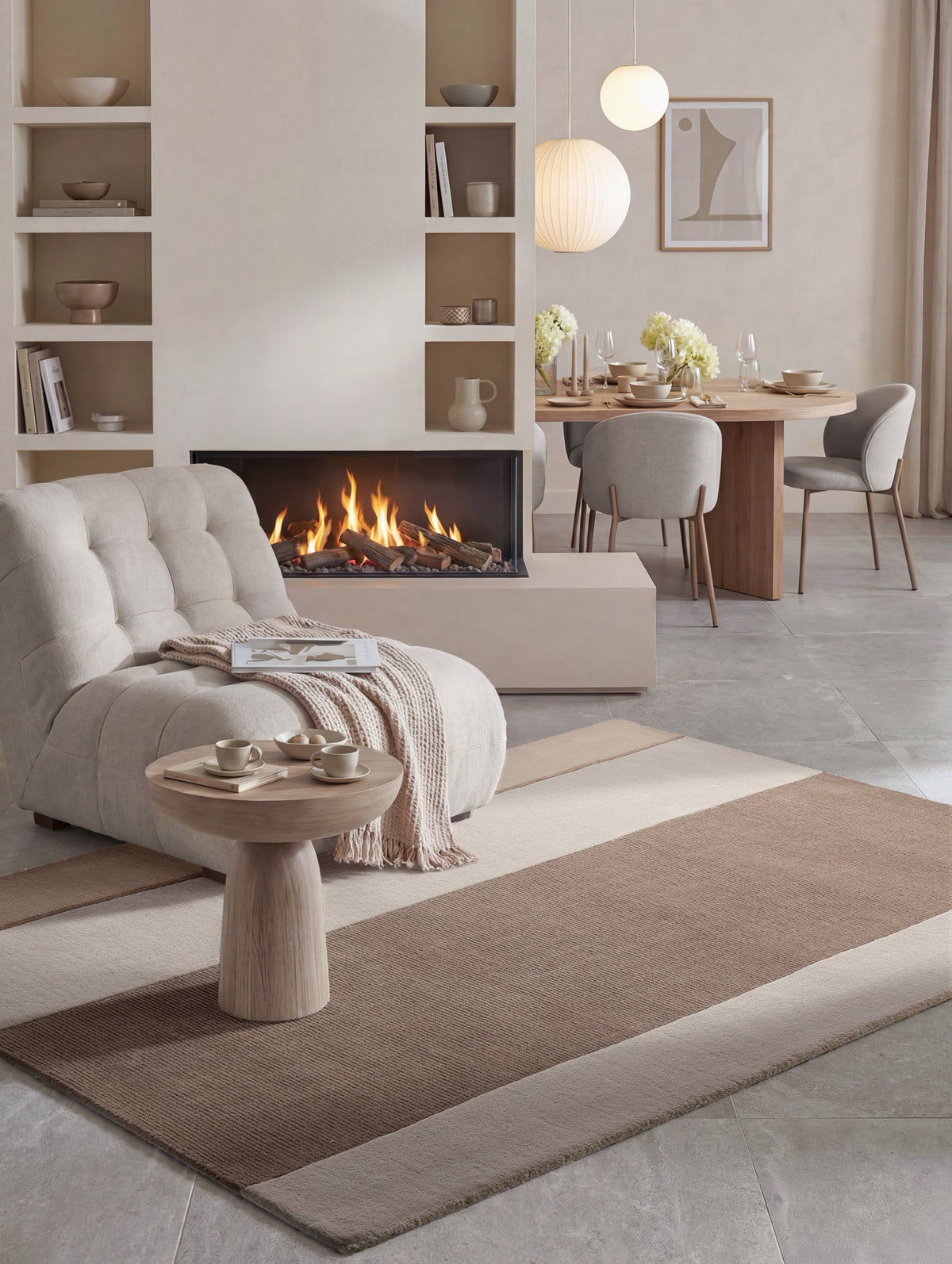 VILLEROY & BOCH 1888 ULDTÆPPE KAROLA CREME BRUN