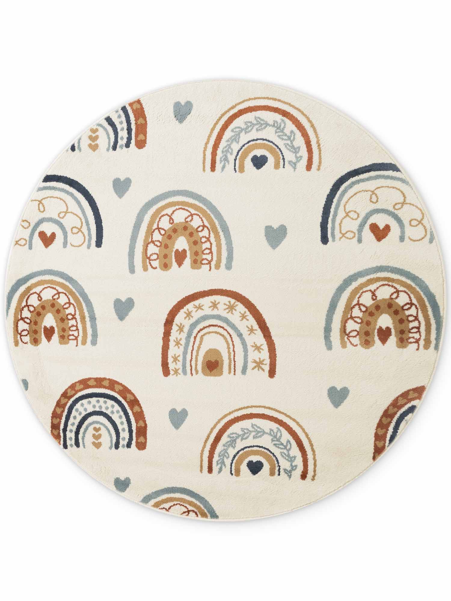 EVENTYR BØRNETÆPPE BOWIE, CREME MULTI