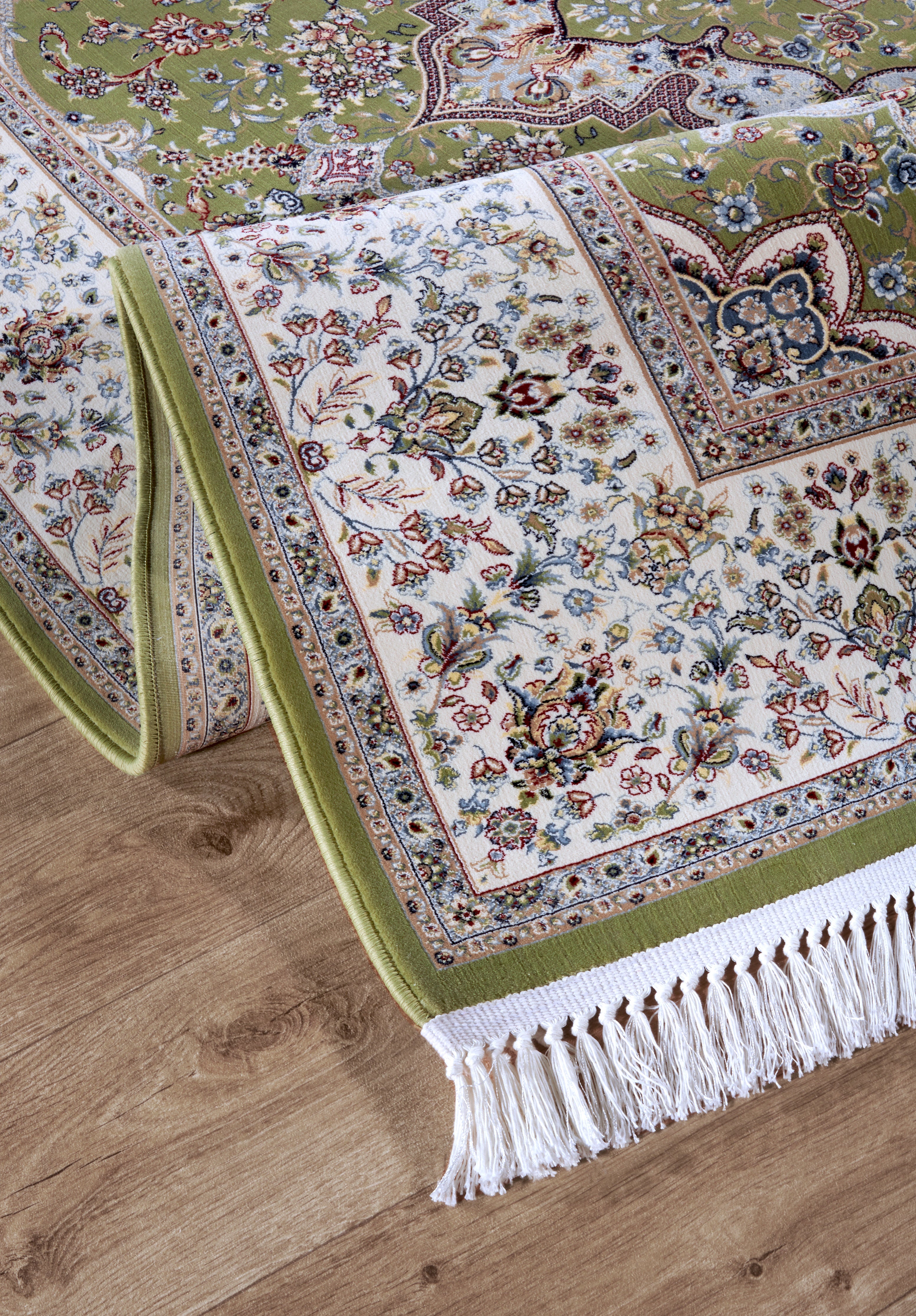 VILLEROY & BOCH 106128 ORIENTALSK TÆPPE ETIENNE, GRØN-CREME
