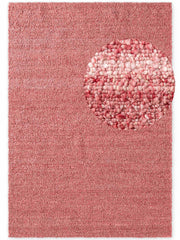 TED BAKER NOTTING HILL SOFT BOUCLE KORTLUVET TÆPPE, PORTOBELLO MØRK ROSA