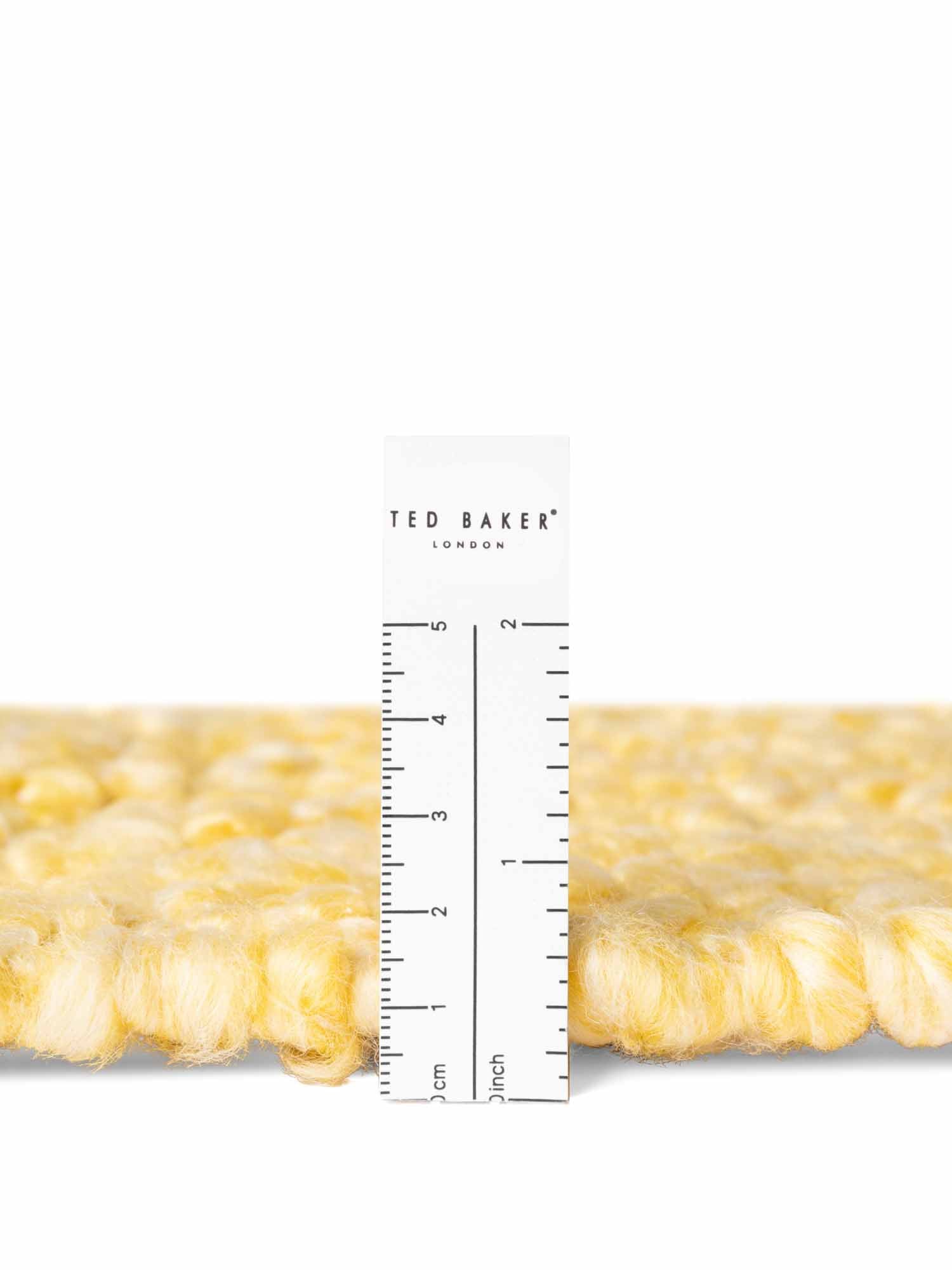 TED BAKER NOTTING HILL SOFT BOUCLE KORTLUVET TÆPPE, PORTOBELLO GUL