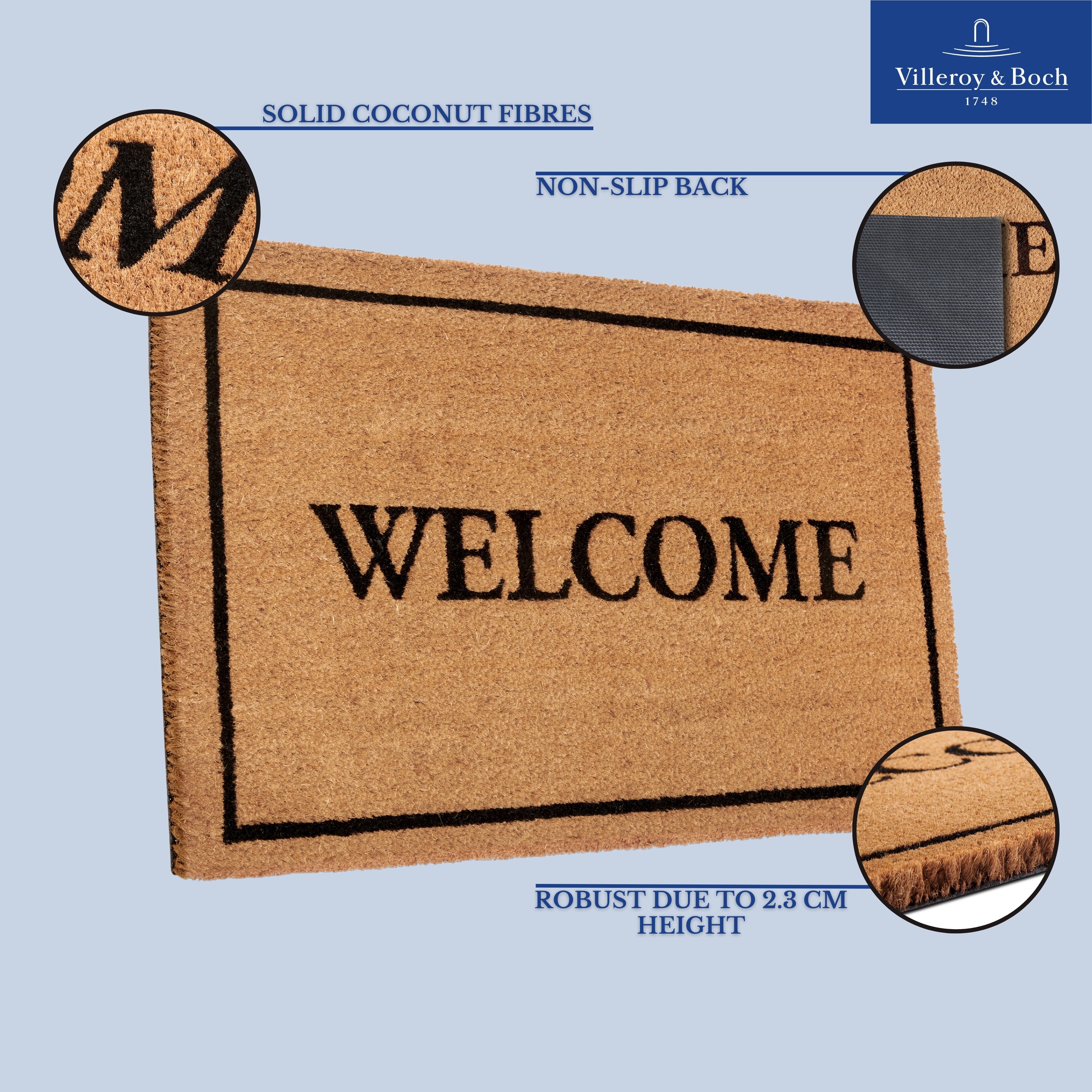 VILLEROY & BOCH 106116 DØRMÅTTE, COCOS PORTE CAROLINE