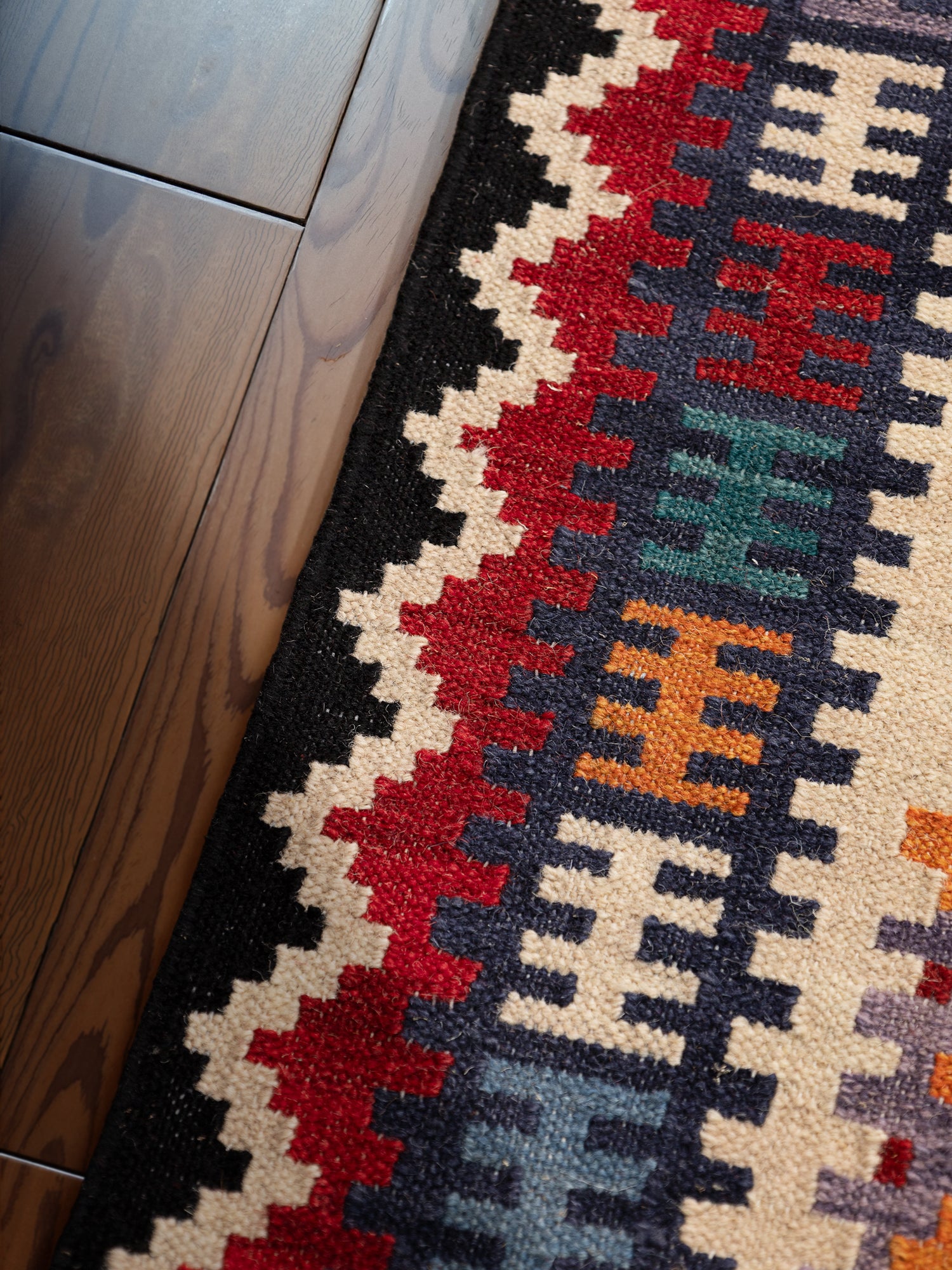 HANSE HOME KAMAL - AFGHANSK KELIM TÆPPE, 106240 CREME-MULTI