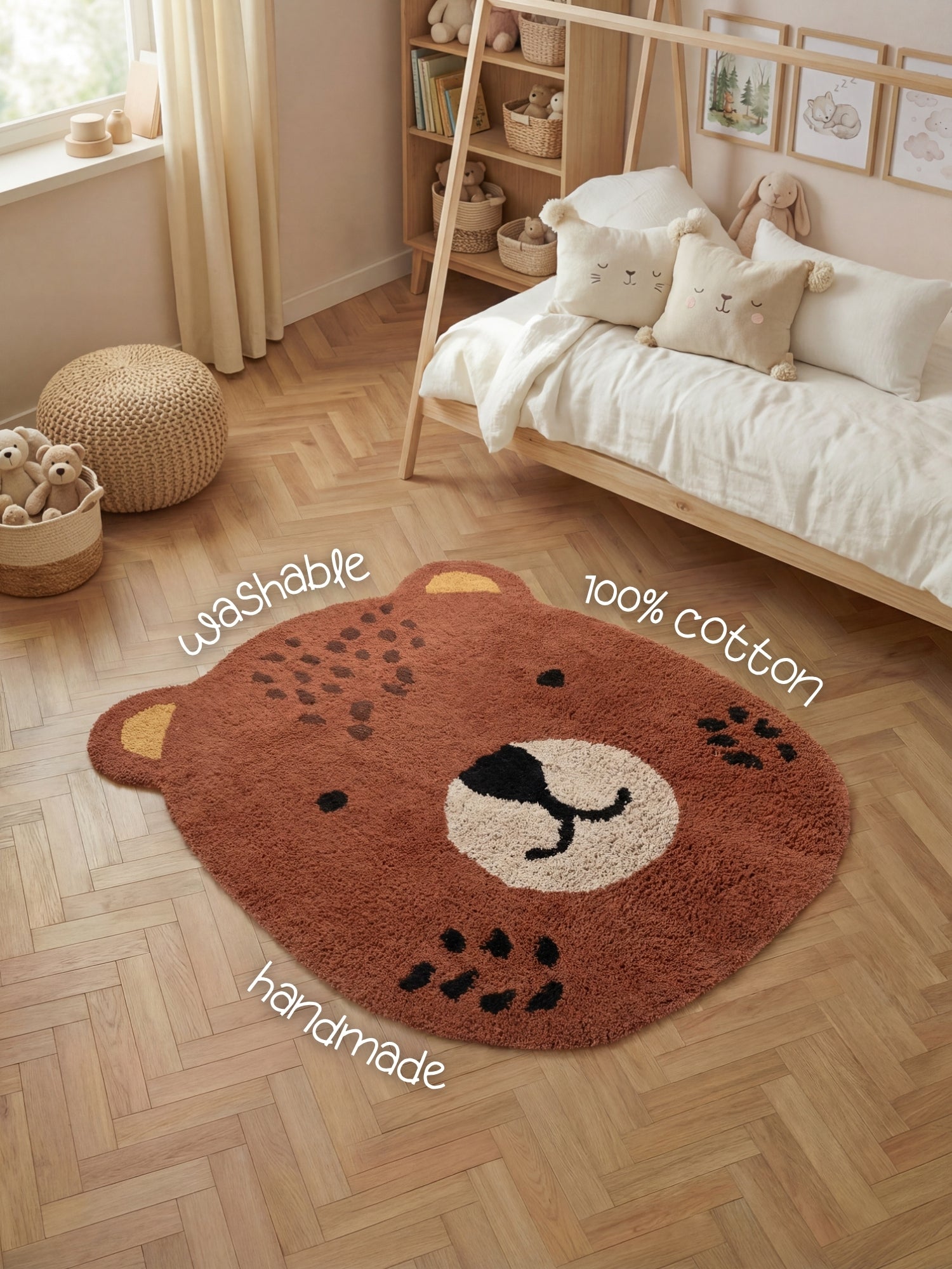 SNUGGLE BØRNETÆPPE, BERRY BRUN MULTI