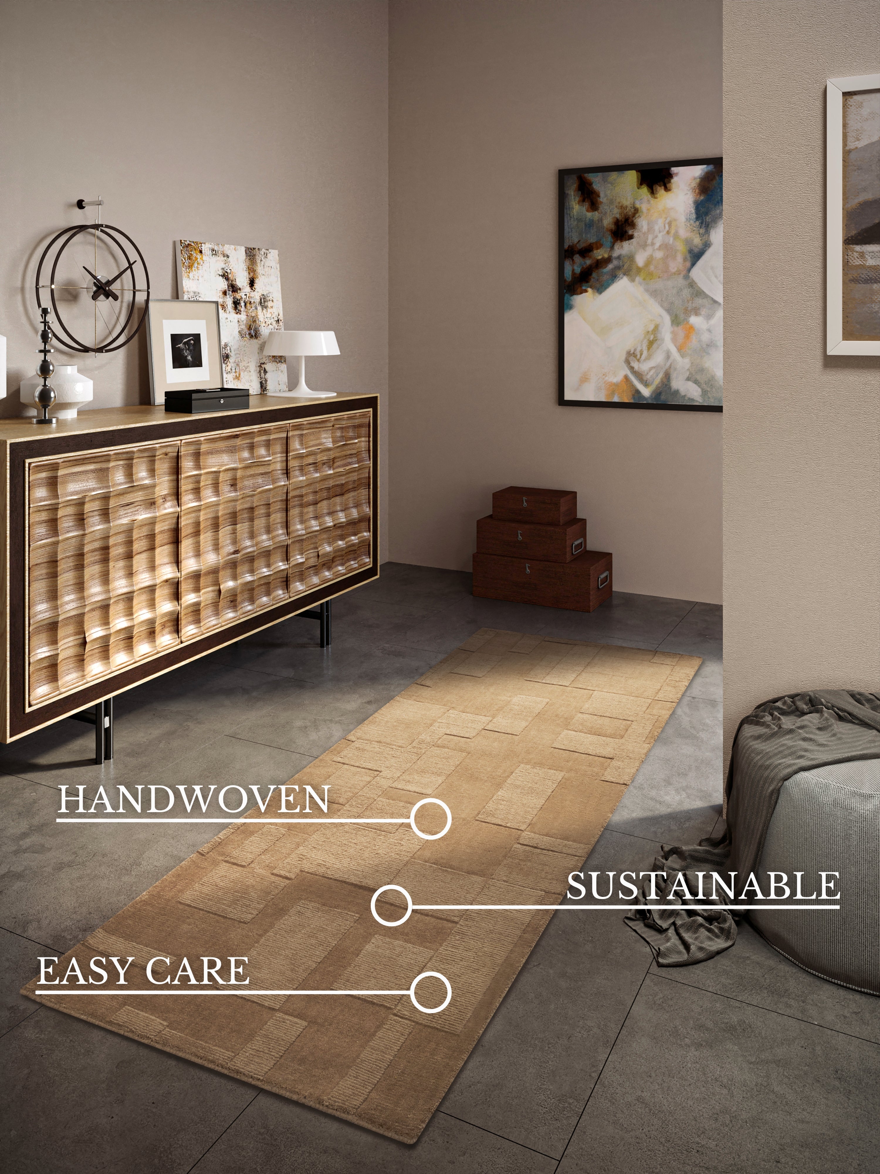 VILLEROY & BOCH 106180 ULD TÆPPE, WILHELMINE BEIGE
