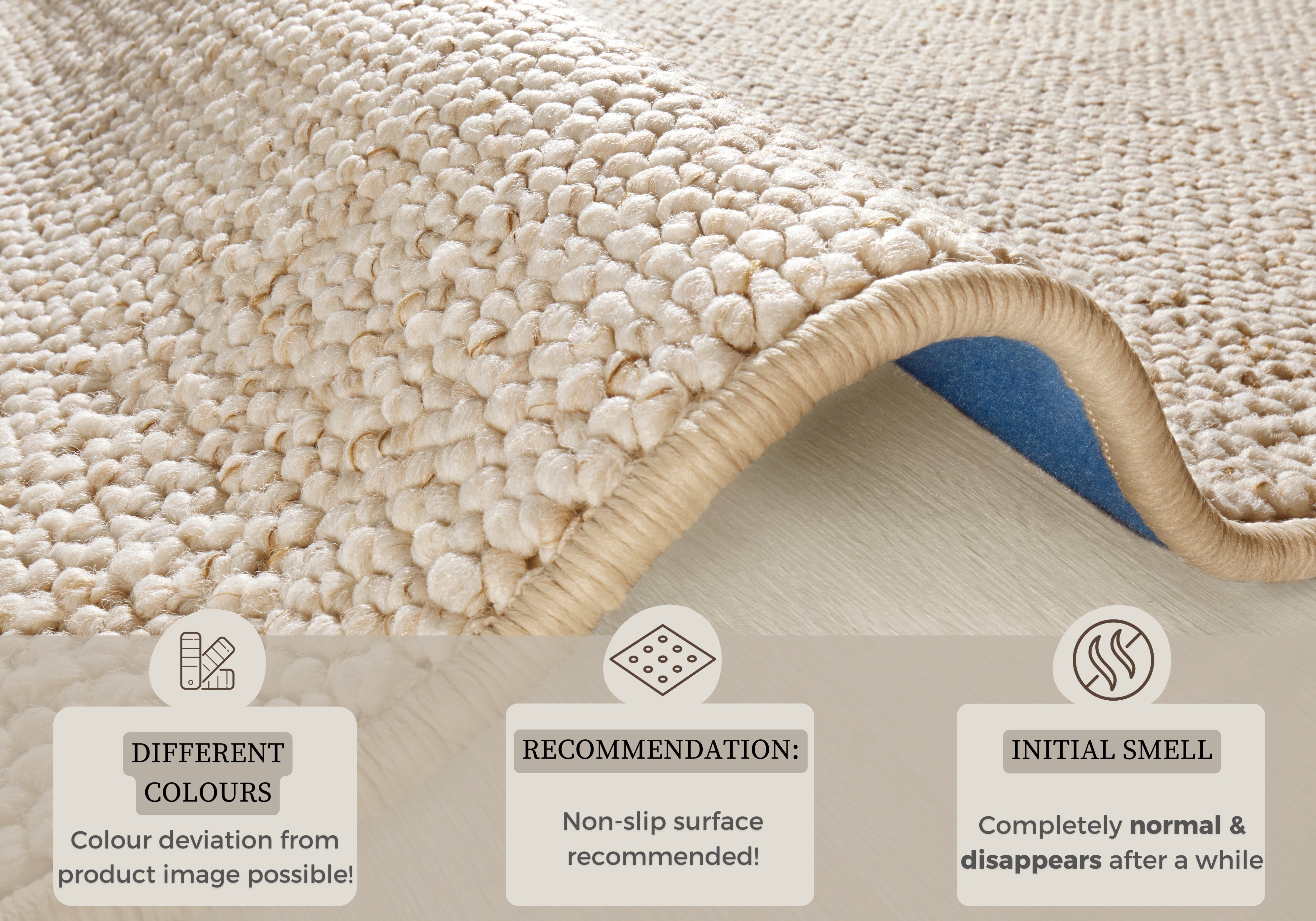HANSE HOME WOLLY TÆPPE, CREME 102843