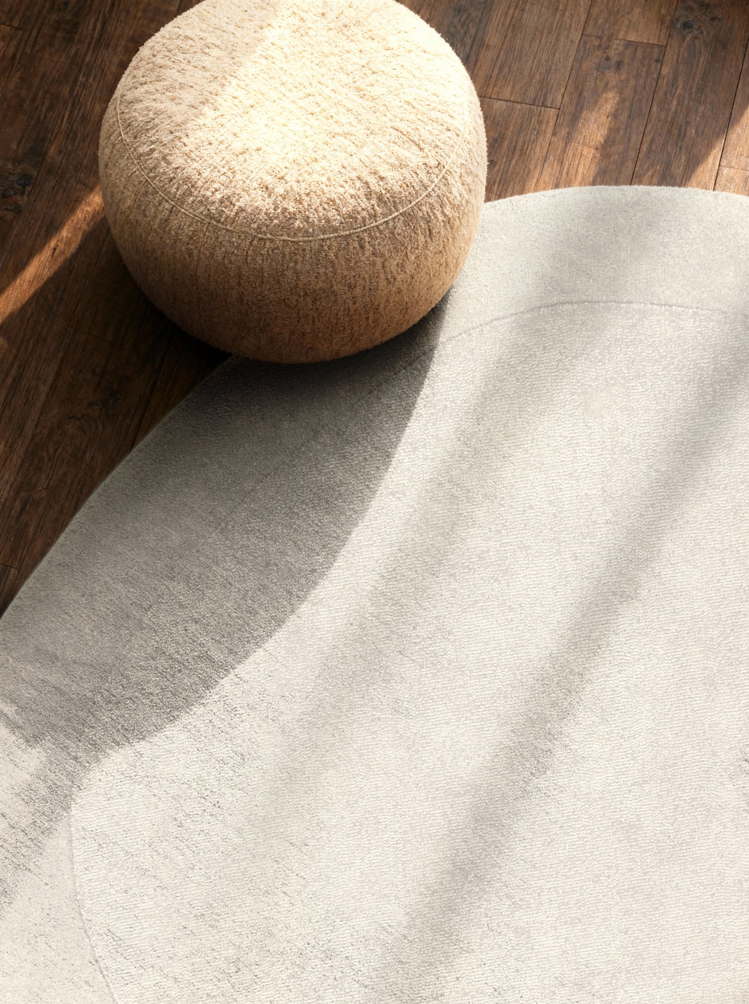 VILLEROY & BOCH 1812 ULDTÆPPE - ORGANISK RUND KARI, NATURLIG-CREME