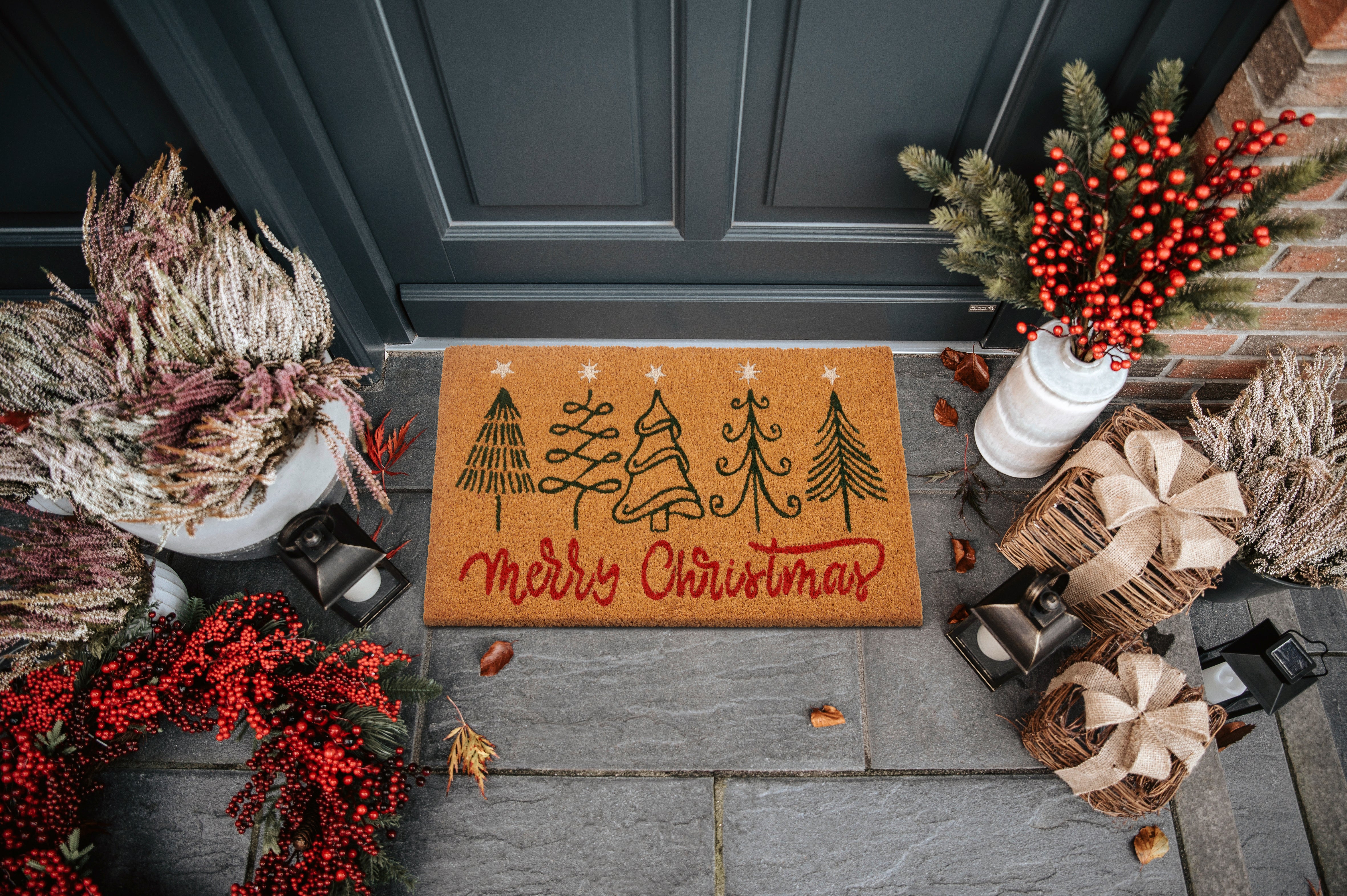 DØRMÅTTE KOKOS - MERRY CHRISTMAS 106196