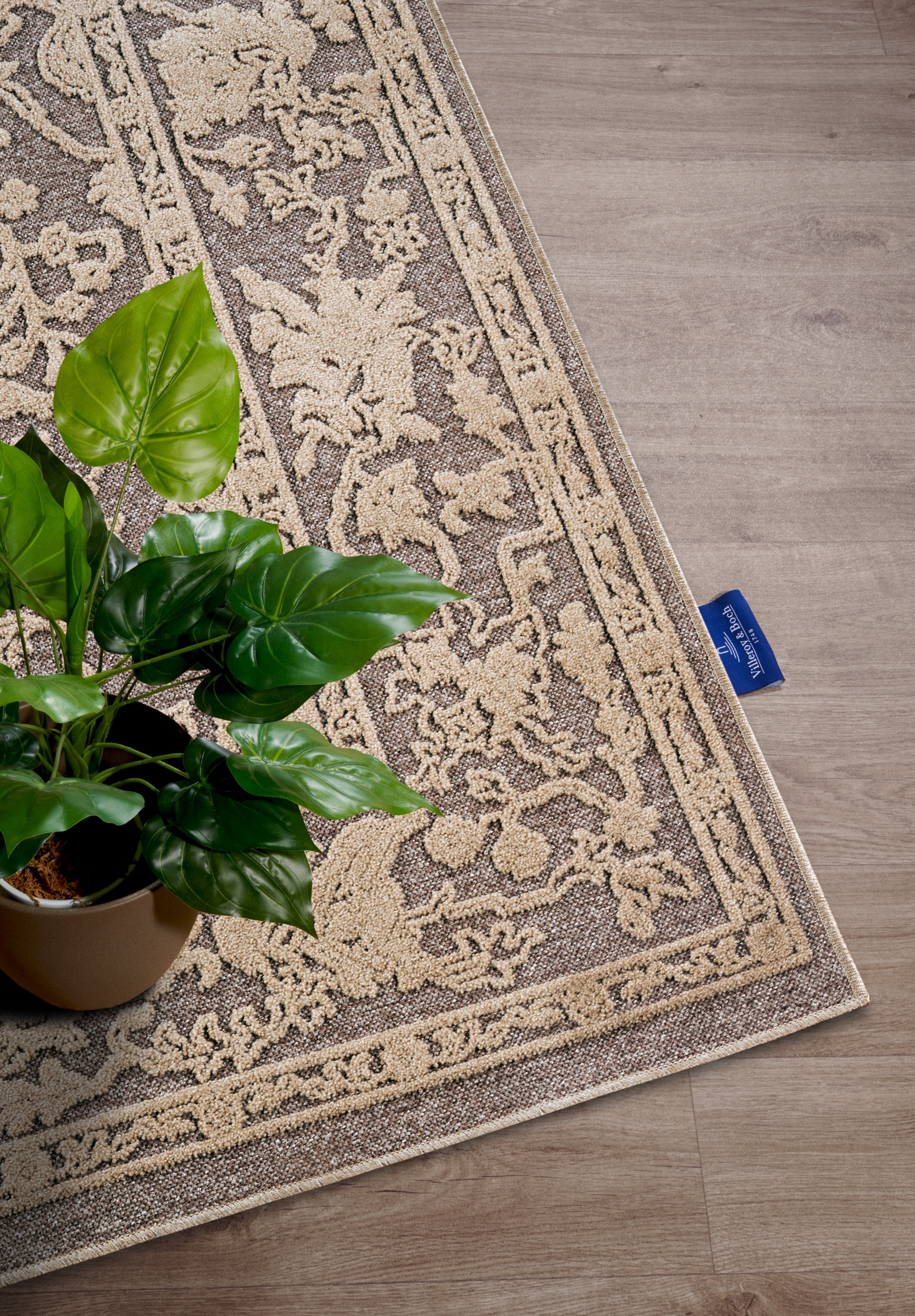 VILLEROY & BOCH 106149 HØJ-LAV LUV TÆPPE, AMBROISE NATURAL GRÅ-BEIGE