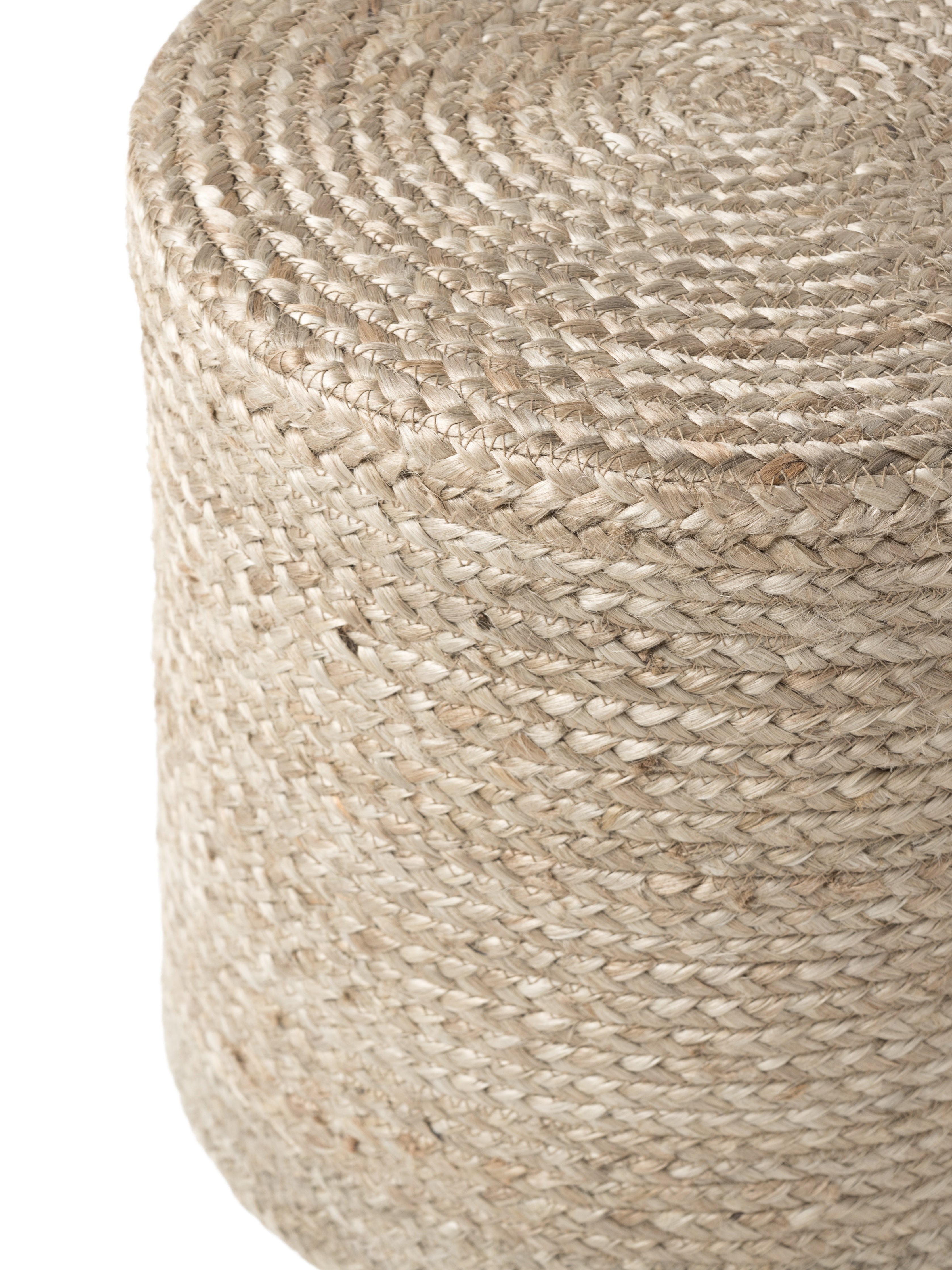 JUTZA JUTE PUF, 106235 NATURLIG GREIGE