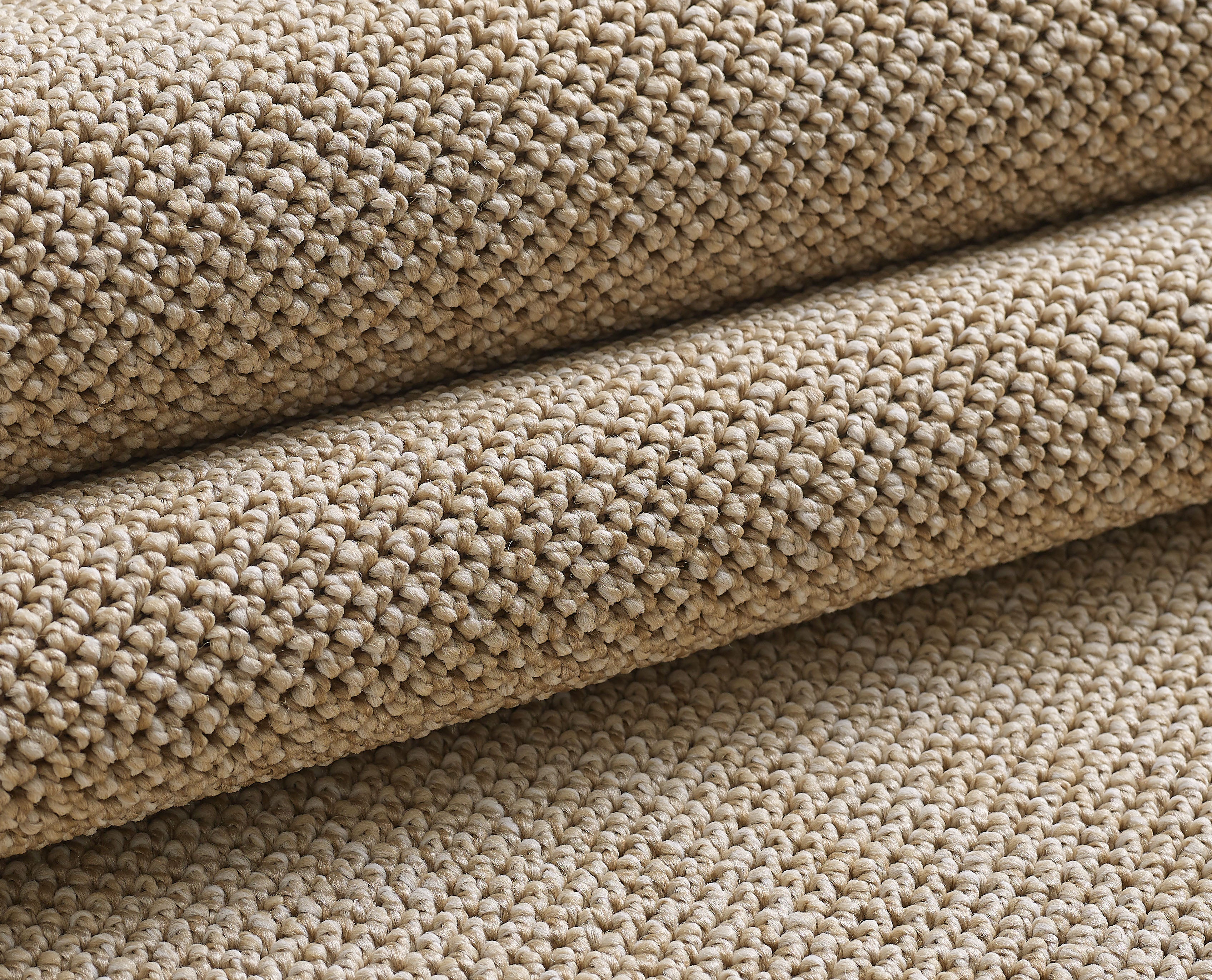 FLADVÆVET TÆPPE LONNIE, 4300 BEIGE