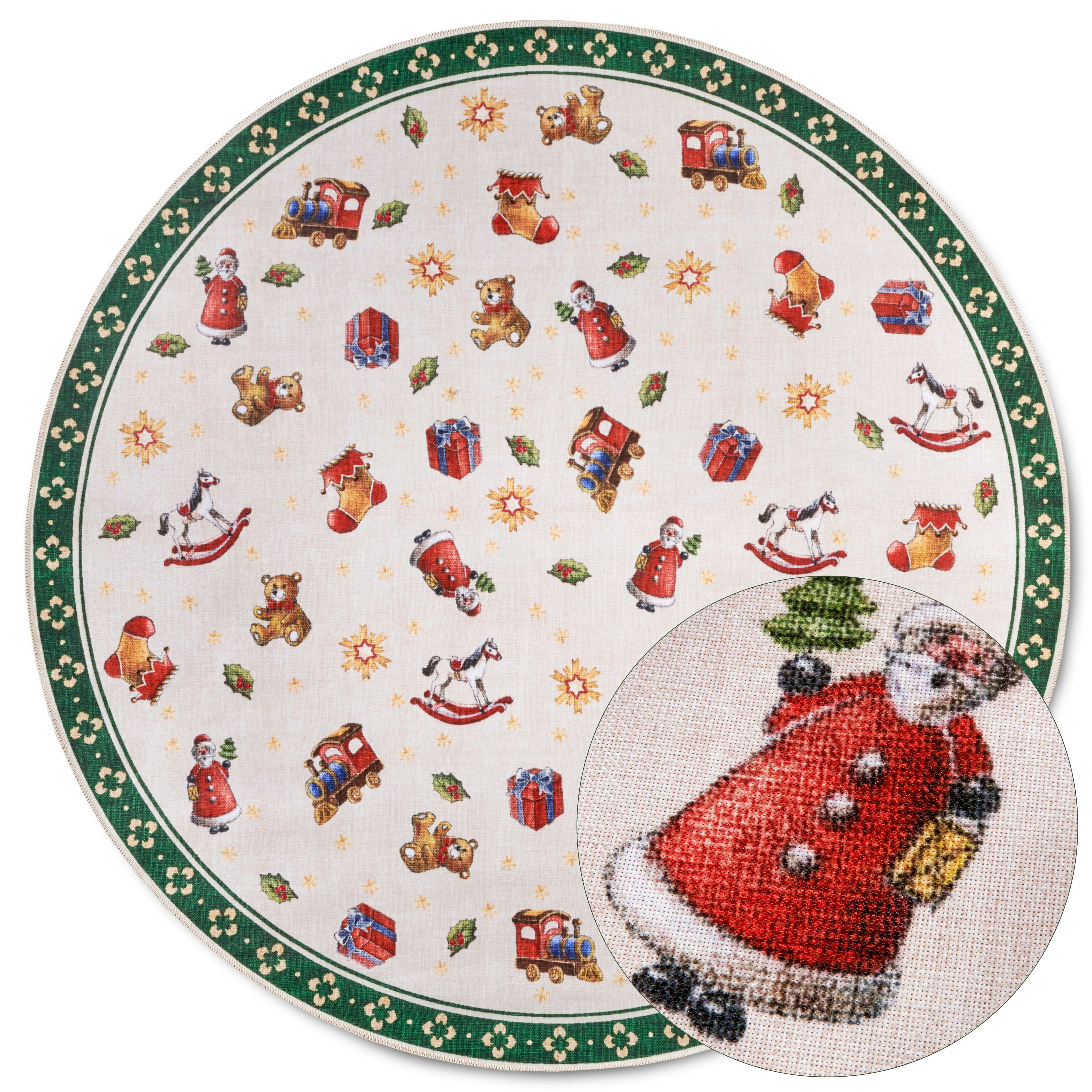 VILLEROY & BOCH TOY'S DELIGHT JULETÆPPE, GRØN-MULTI 106193