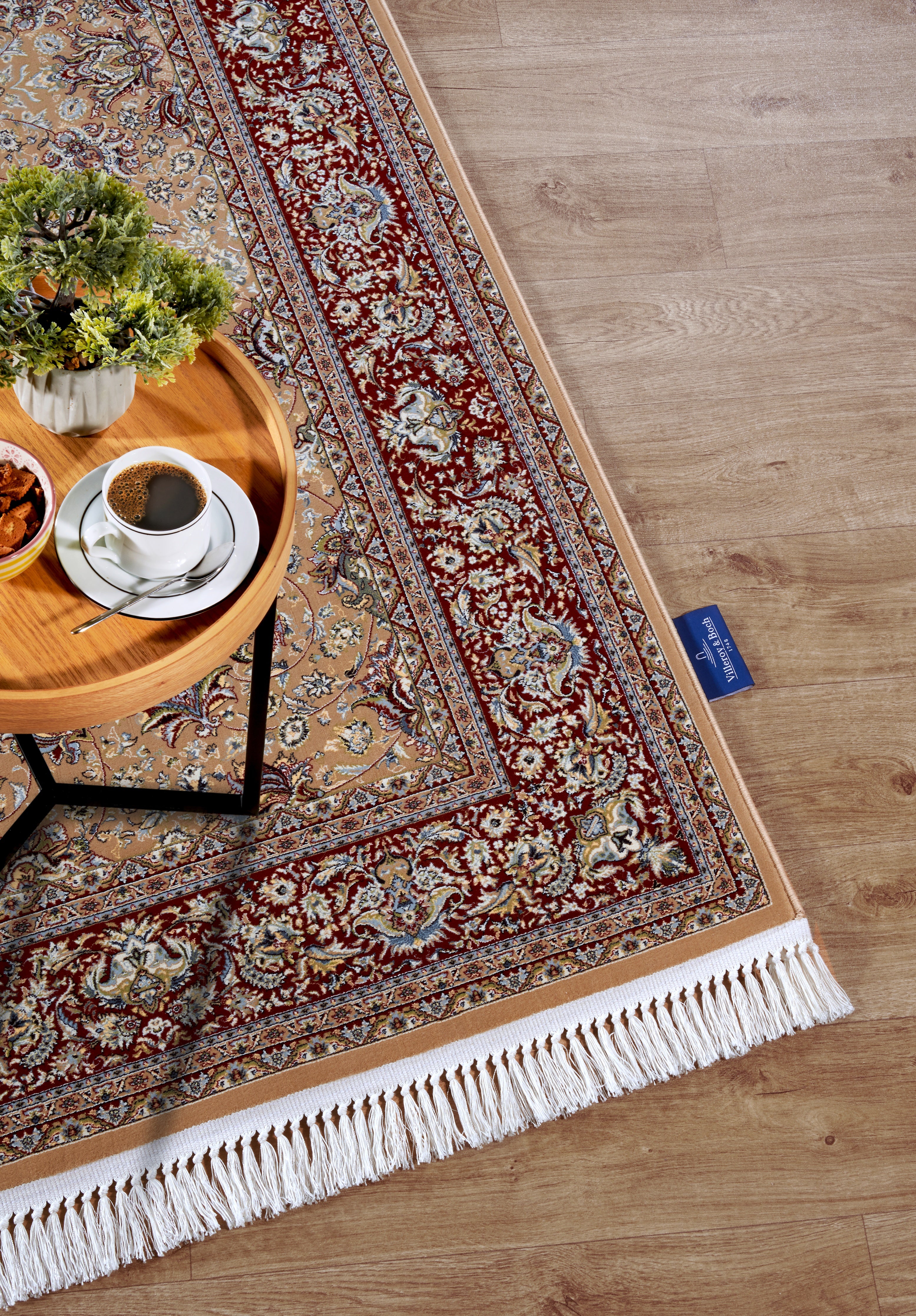 VILLEROY & BOCH 106129 ORIENTALSK TÆPPE ALFRED, RØD-BEIGE