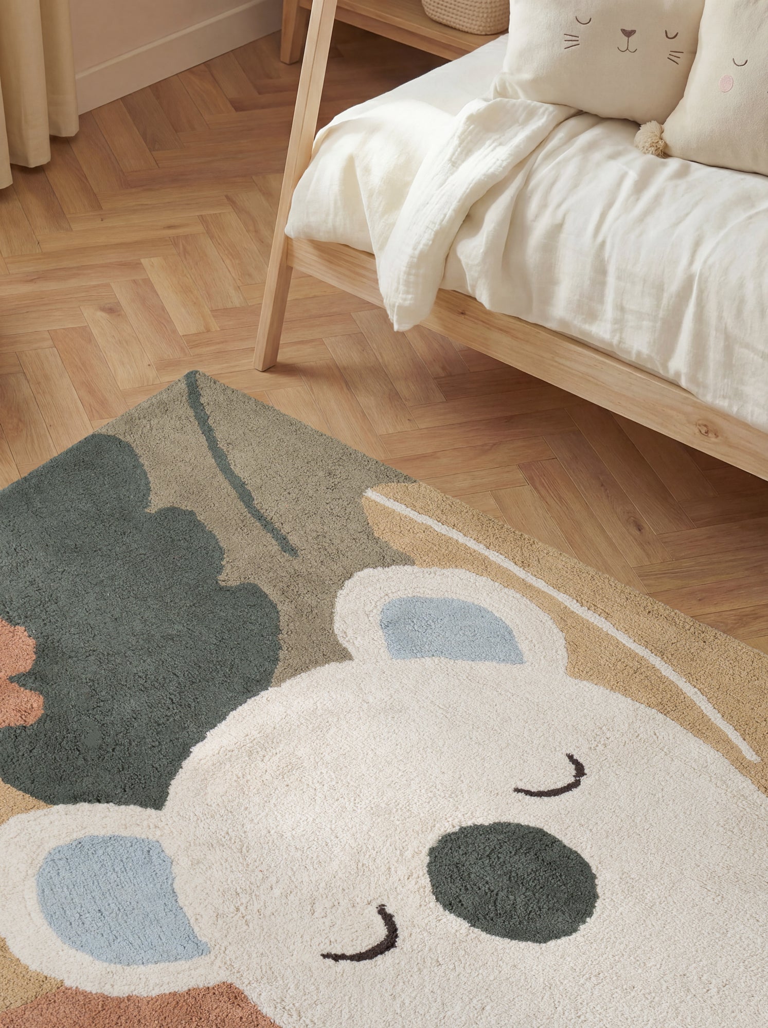 SNUGGLE BØRNETÆPPE, RIO CREME MULTI