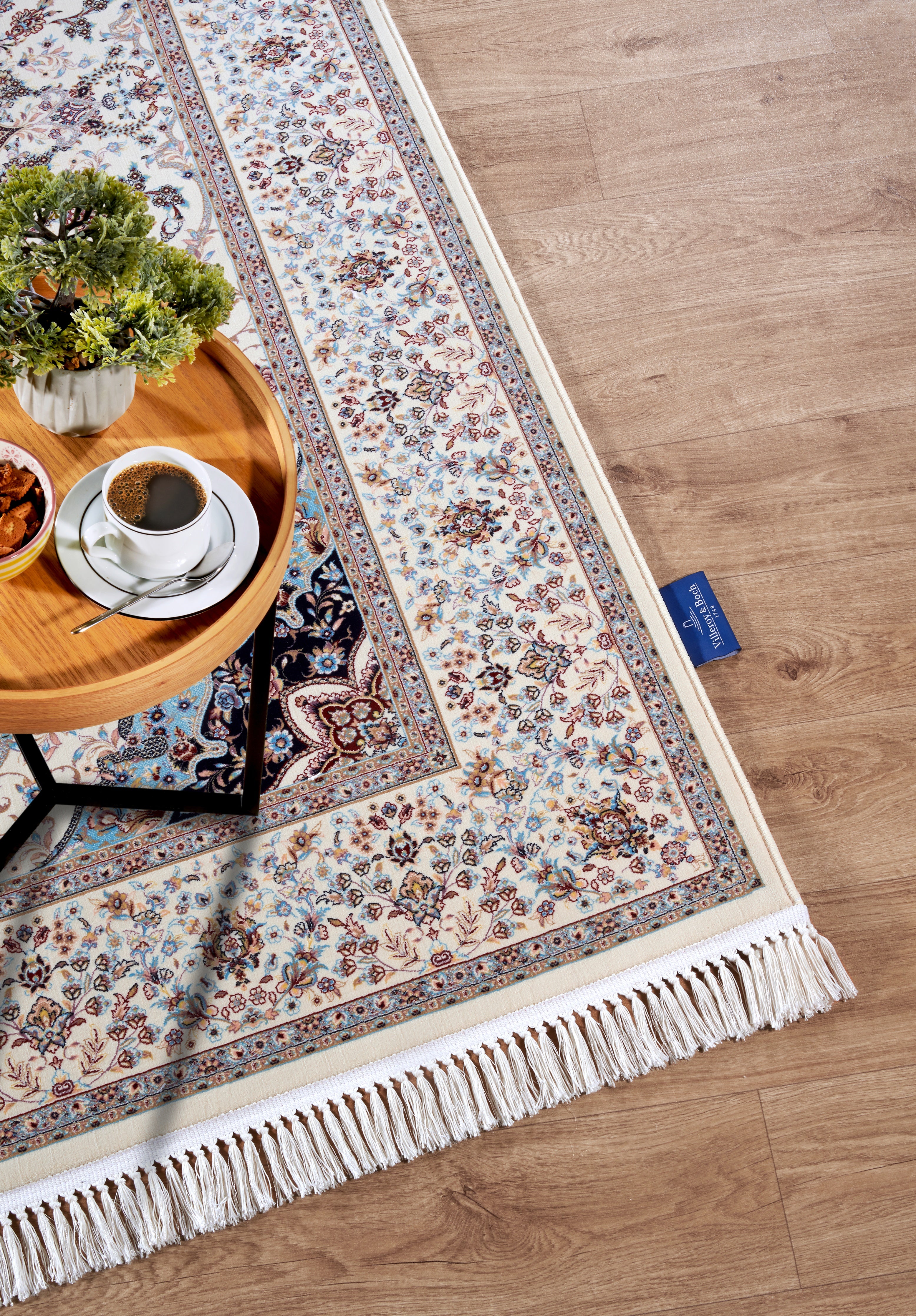 VILLEROY & BOCH 106125 ORIENTALSK TÆPPE, ETIENNE BLÅ-CREME