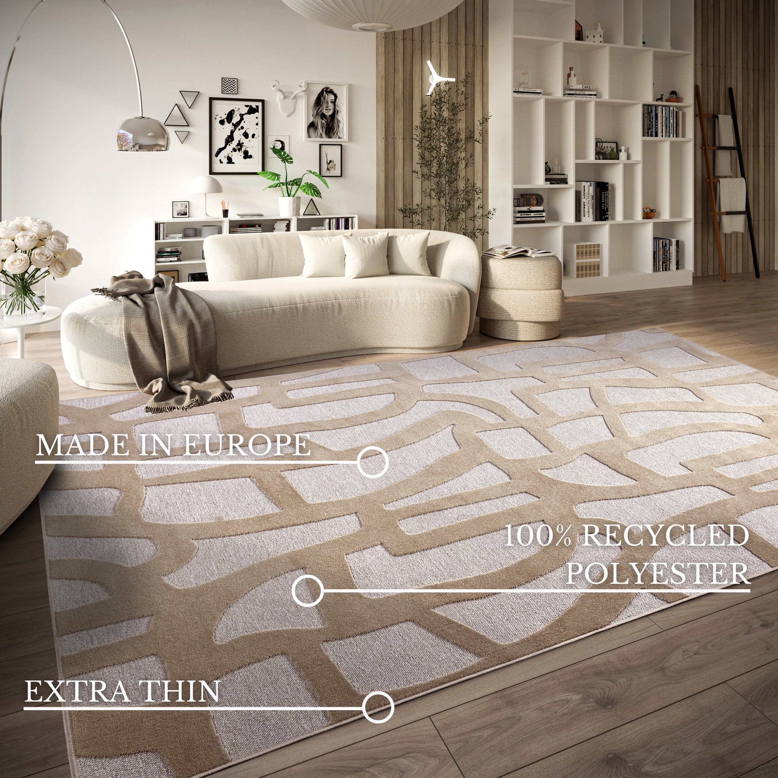 VILLEROY & BOCH 106144 HØJ-LAV LUV TÆPPE, THERESE CREME