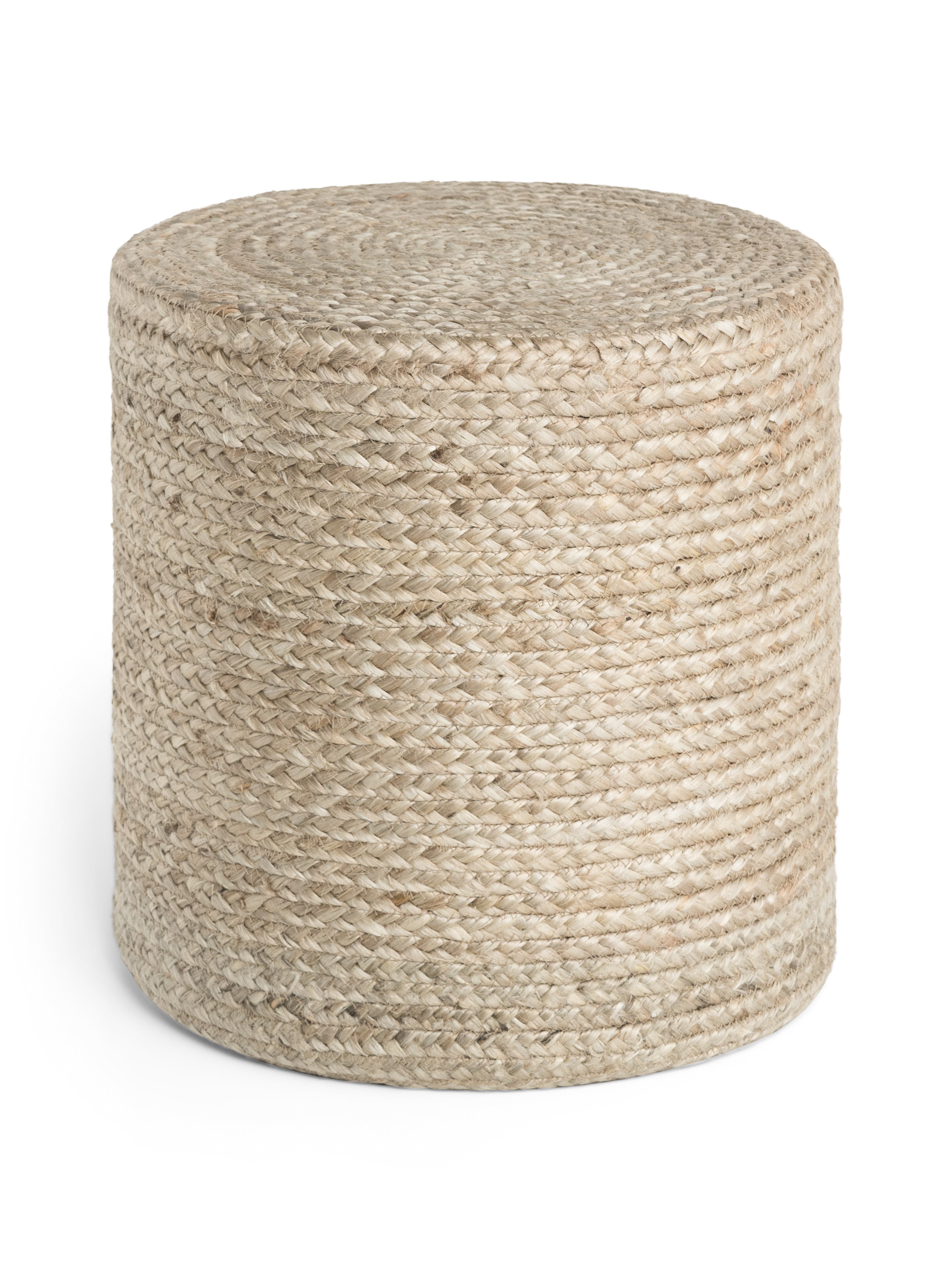 JUTZA JUTE PUF, 106235 NATURLIG GREIGE