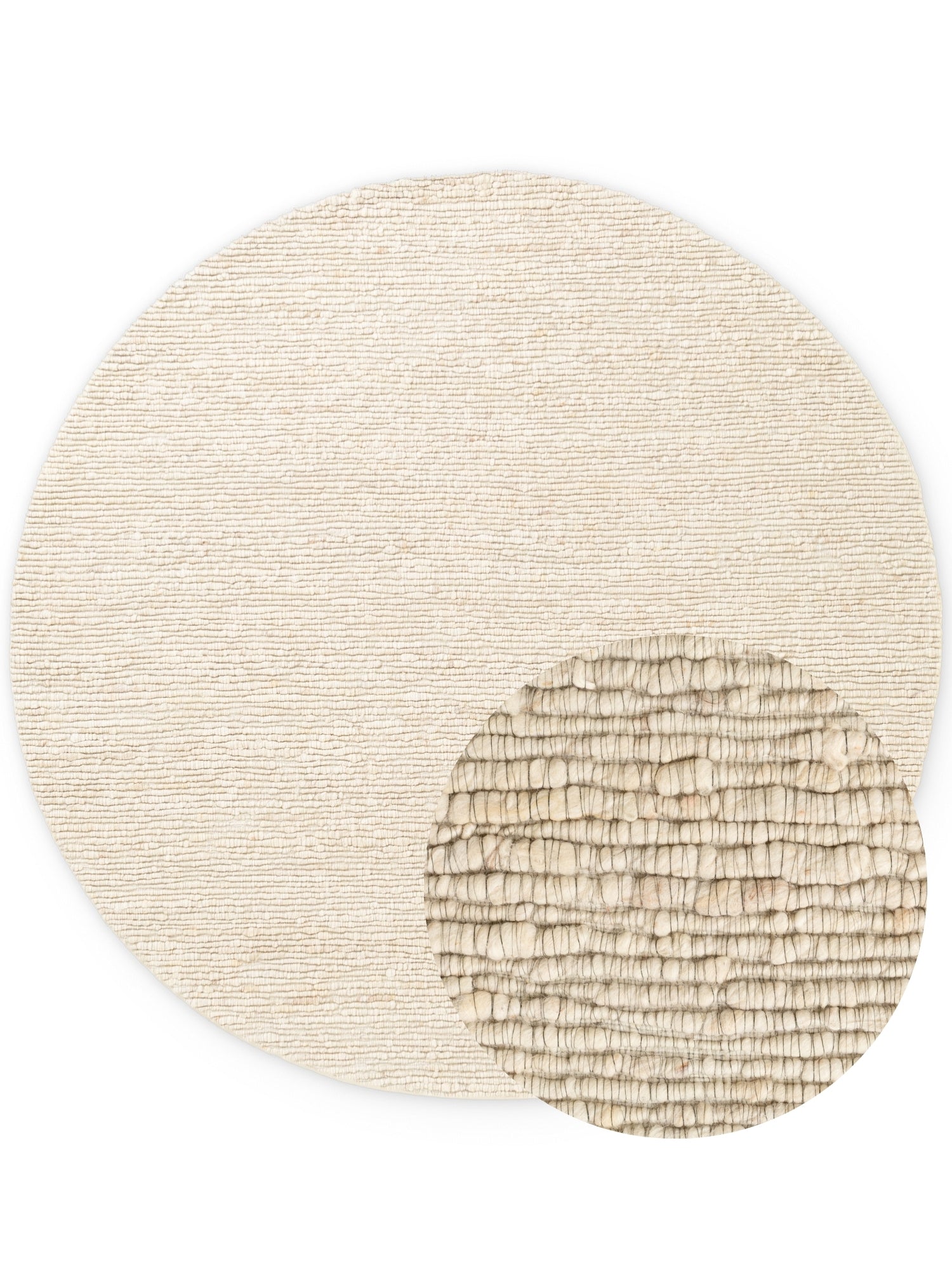 TED BAKER BEXLEY ULDTÆPPE, WOOLWICH NATUR-CREME
