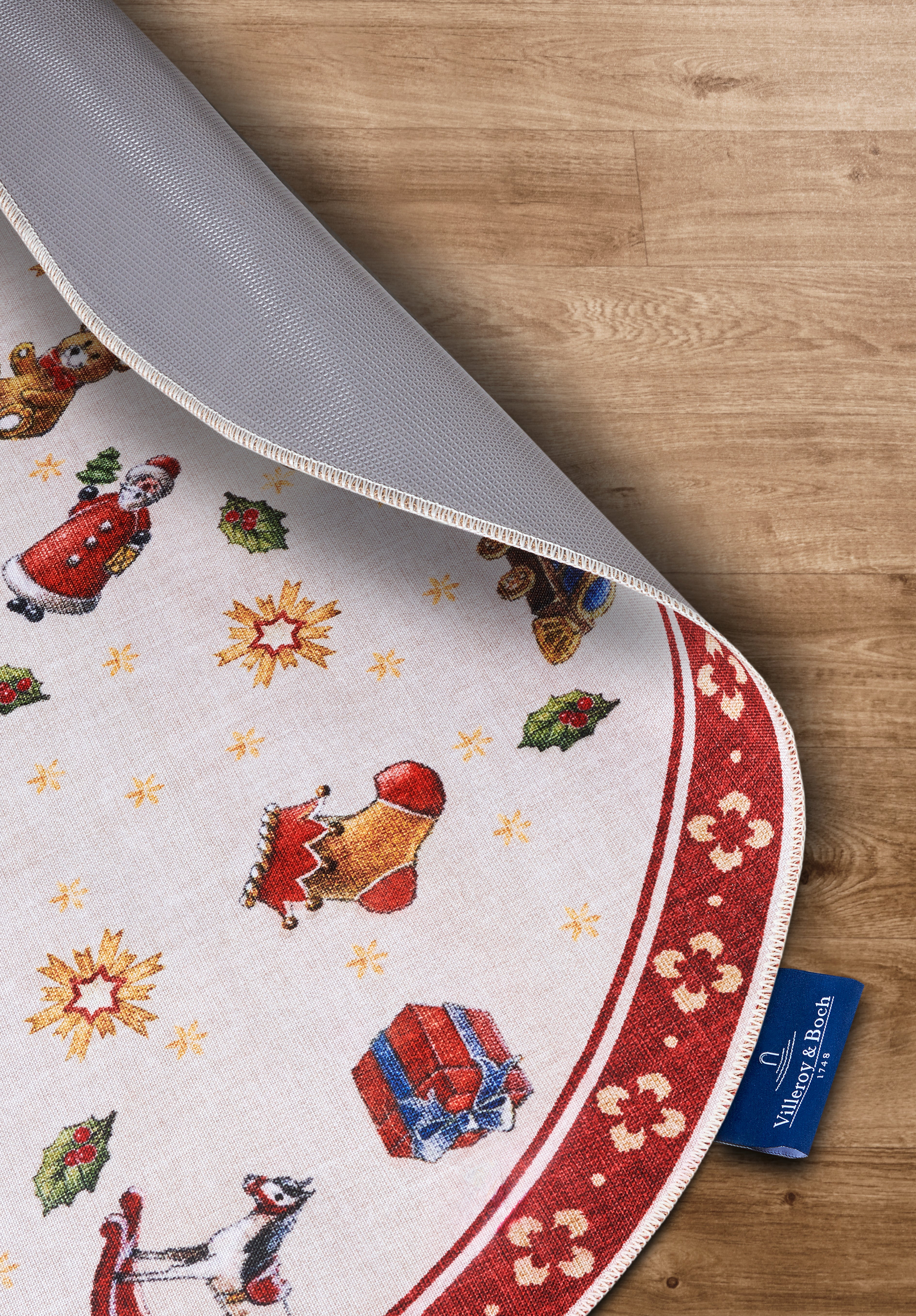 VILLEROY & BOCH TOY'S DELIGHT JULETÆPPE, RØD-MULTI