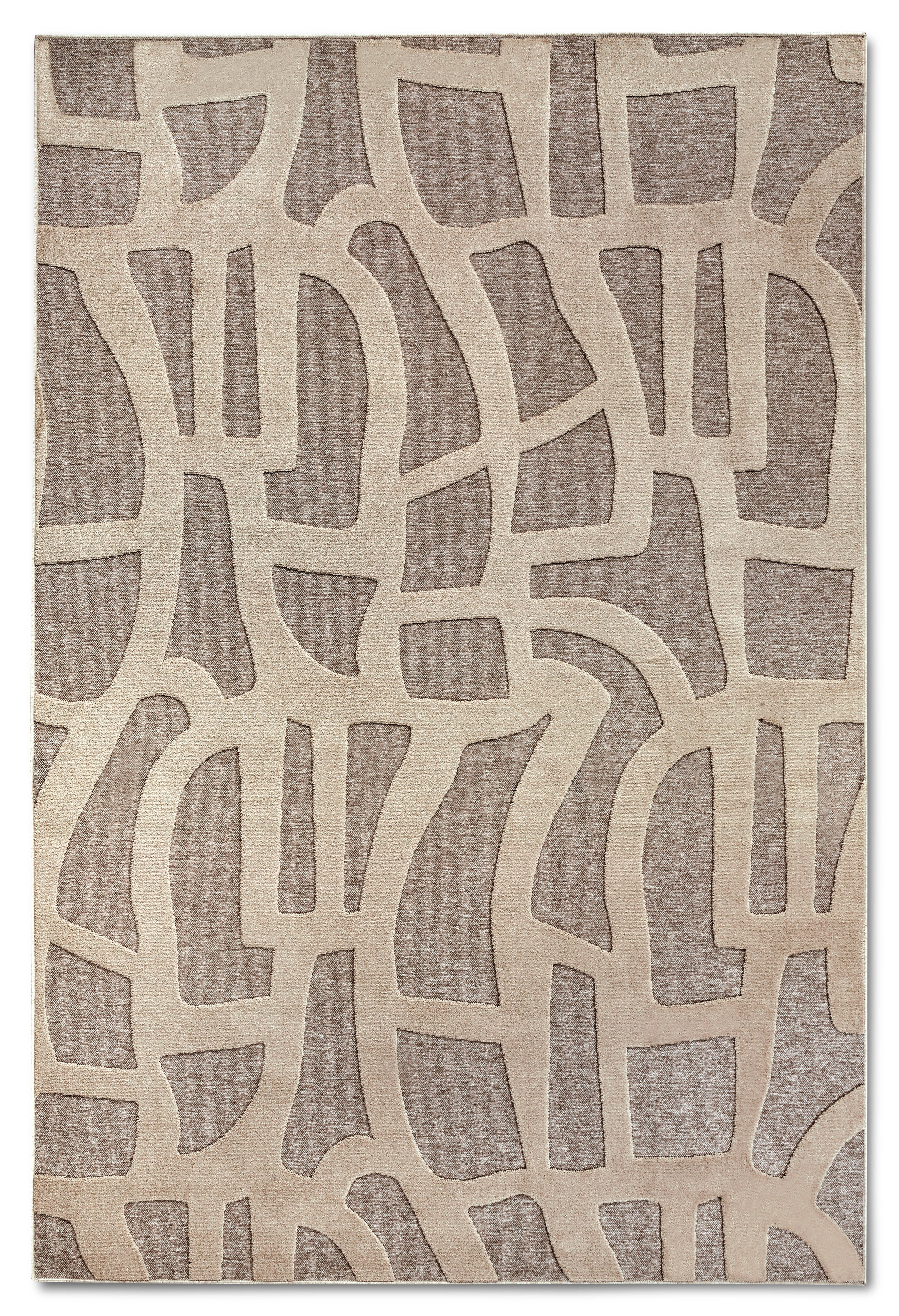 VILLEROY & BOCH 106142 HØJ-LAV LUV TÆPPE, THERESE NATURAL GRÅ-BEIGE