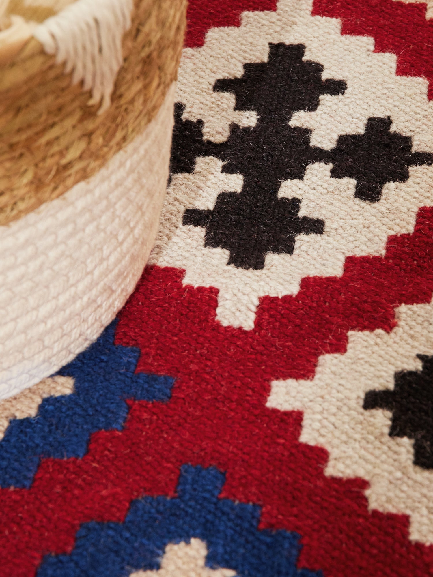 HANSE HOME KAMAL - AFGHANSK KELIM TÆPPE, 106241 CREME-MULTI