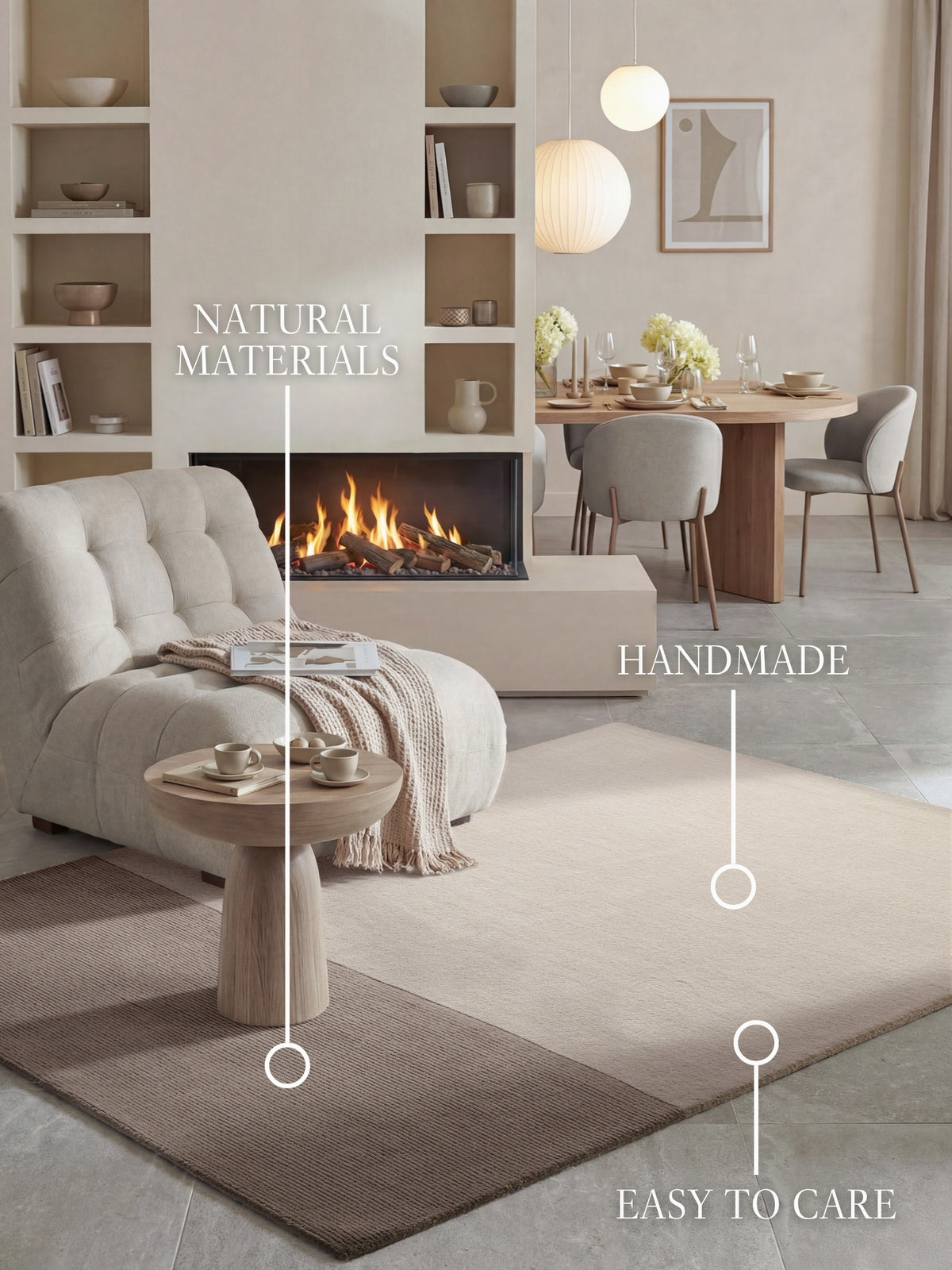 VILLEROY & BOCH 1888 ULDTÆPPE HUGO CREME BEIGE