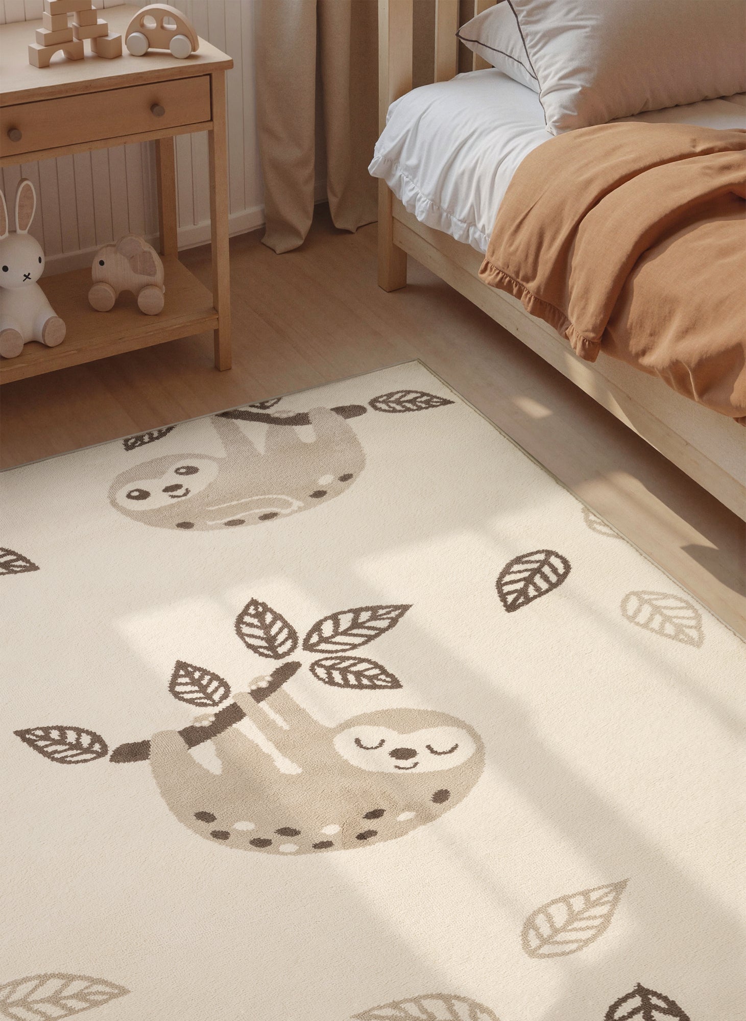 EVENTYR BØRNETÆPPE RELAXIO, CREME MULTI