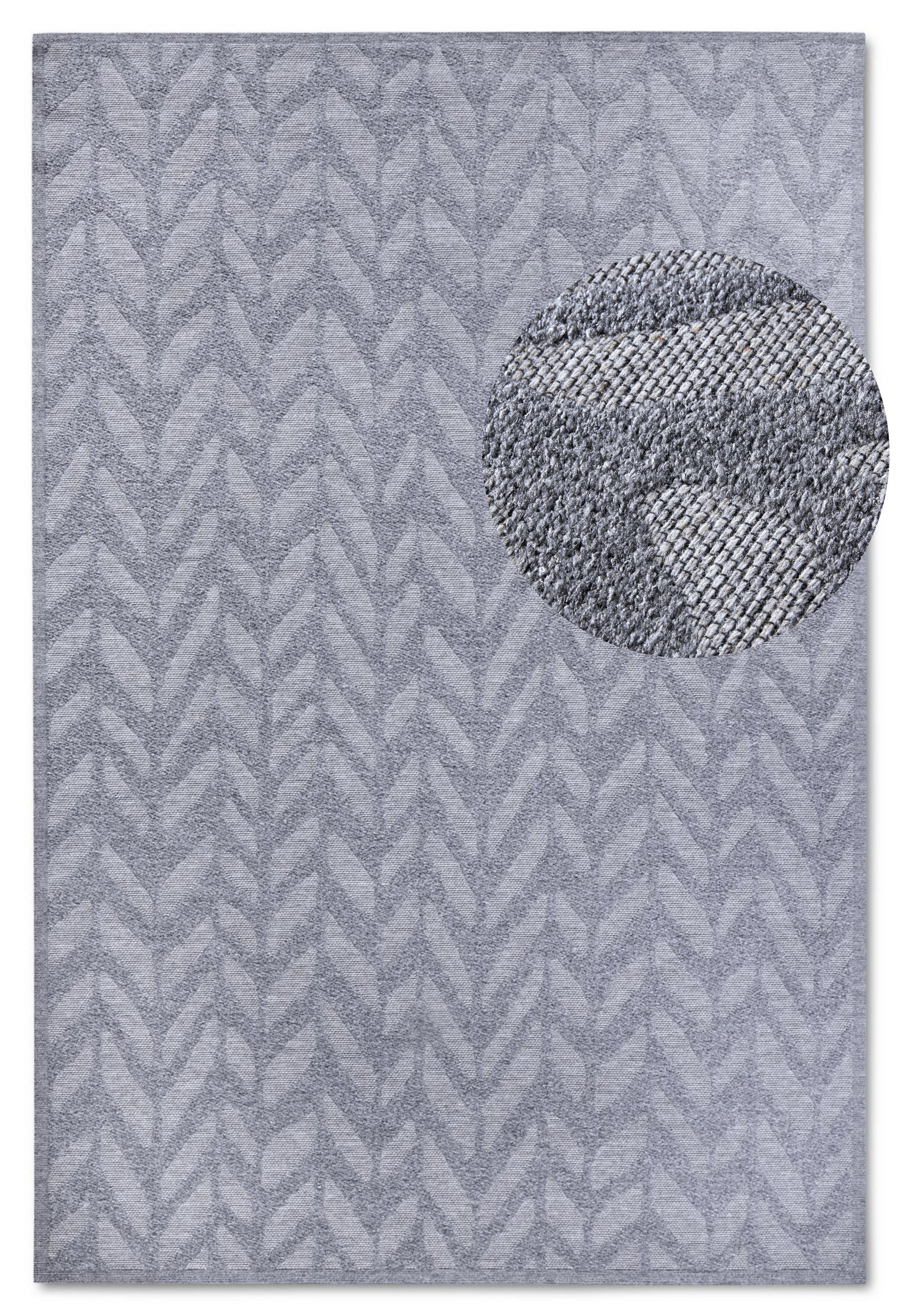 VILLEROY & BOCH 106151 IND- OG UDENDØRS TÆPPE, GEORGETTE GRÅ