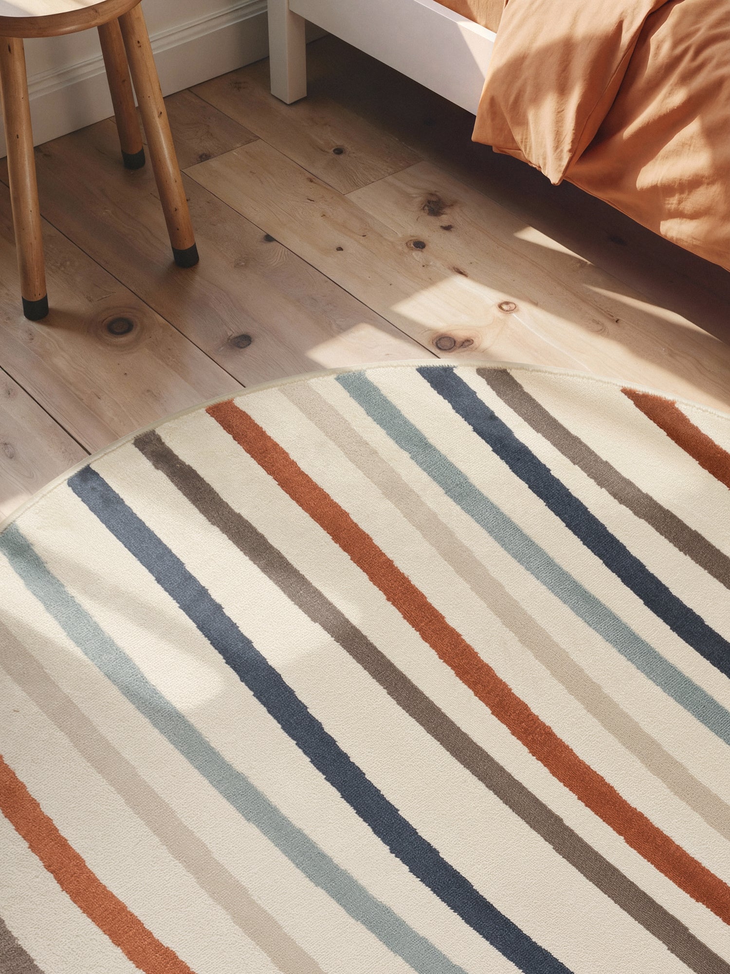 EVENTYR BØRNETÆPPE  LINNEA, CREME MULTI