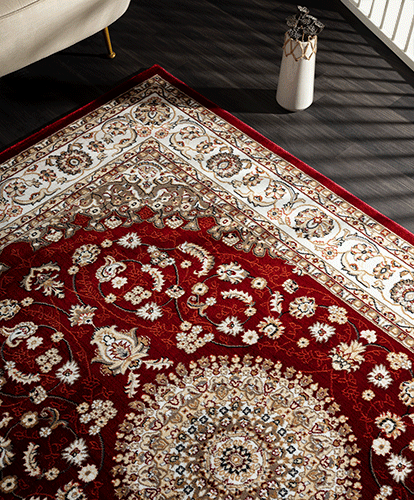 DUBAI DELUXE ORIENTALSK TÆPPE, 56253 110 RØD